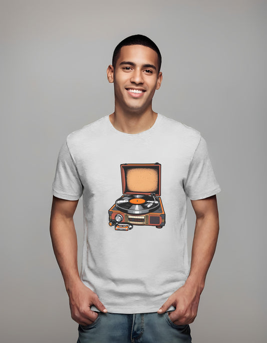 friends - retro record player shirt - t-shirt - record player apparel