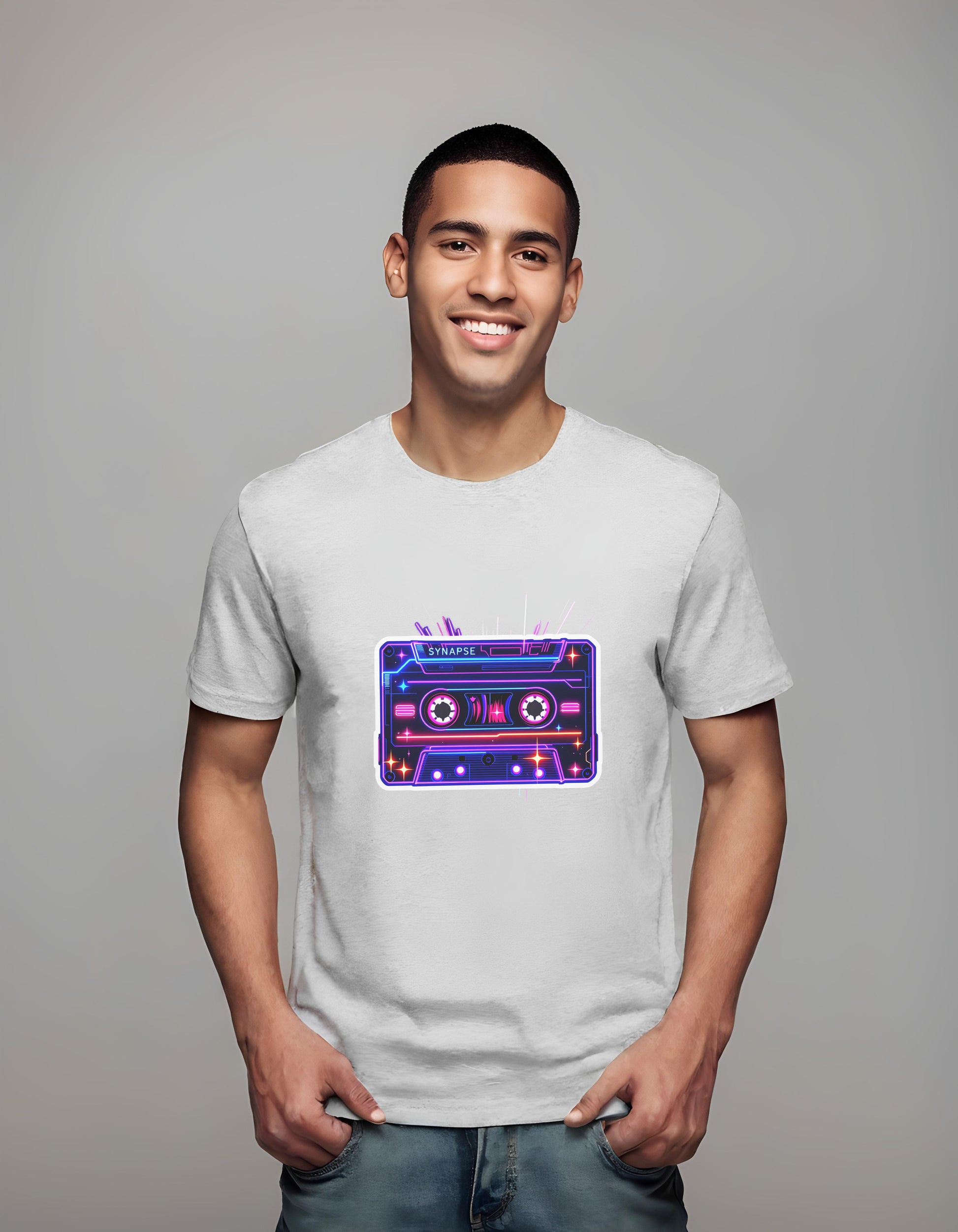 t-shirt - cassette tape - gift for music lovers - fashion