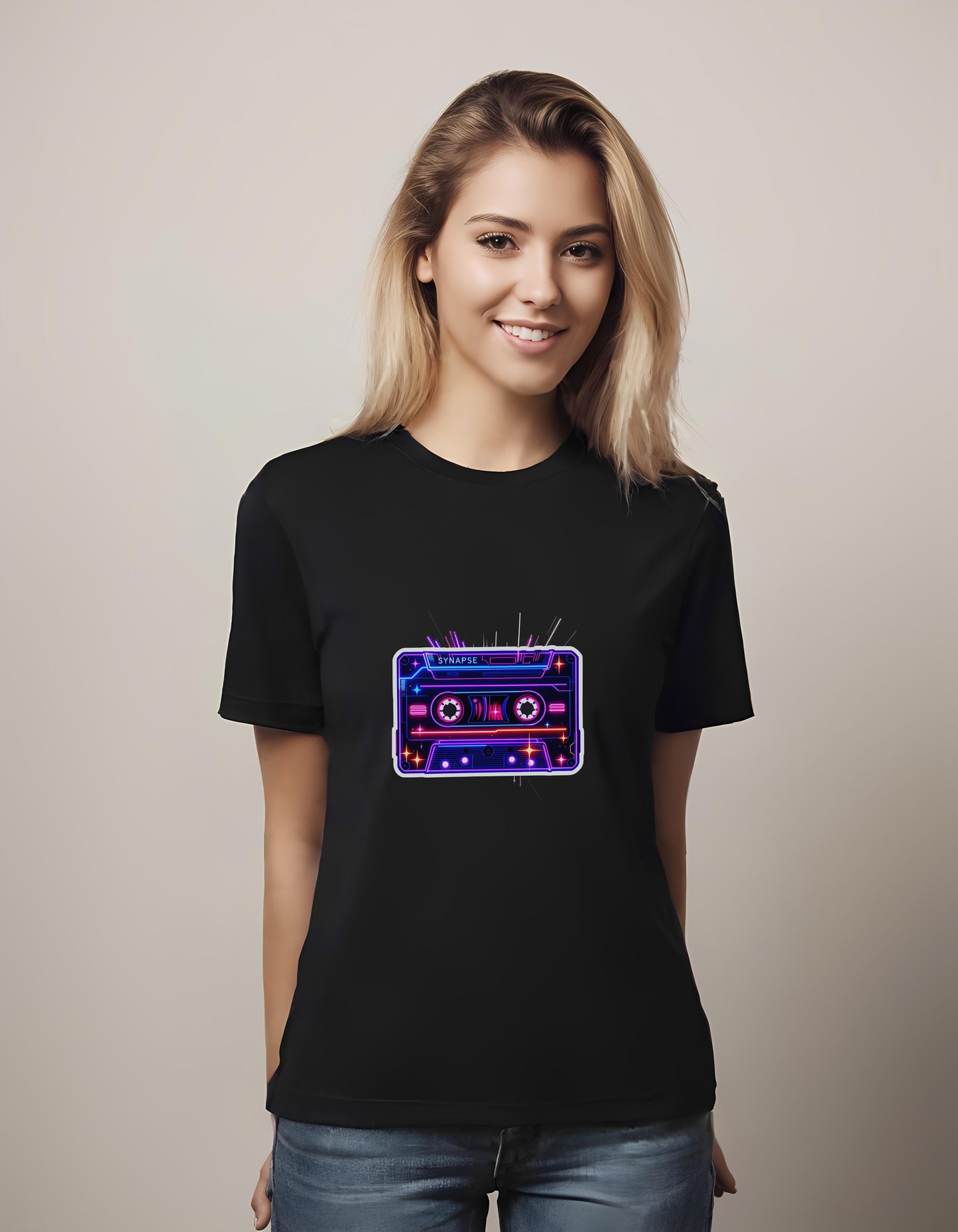 80s fashion - t-shirt - music lovers