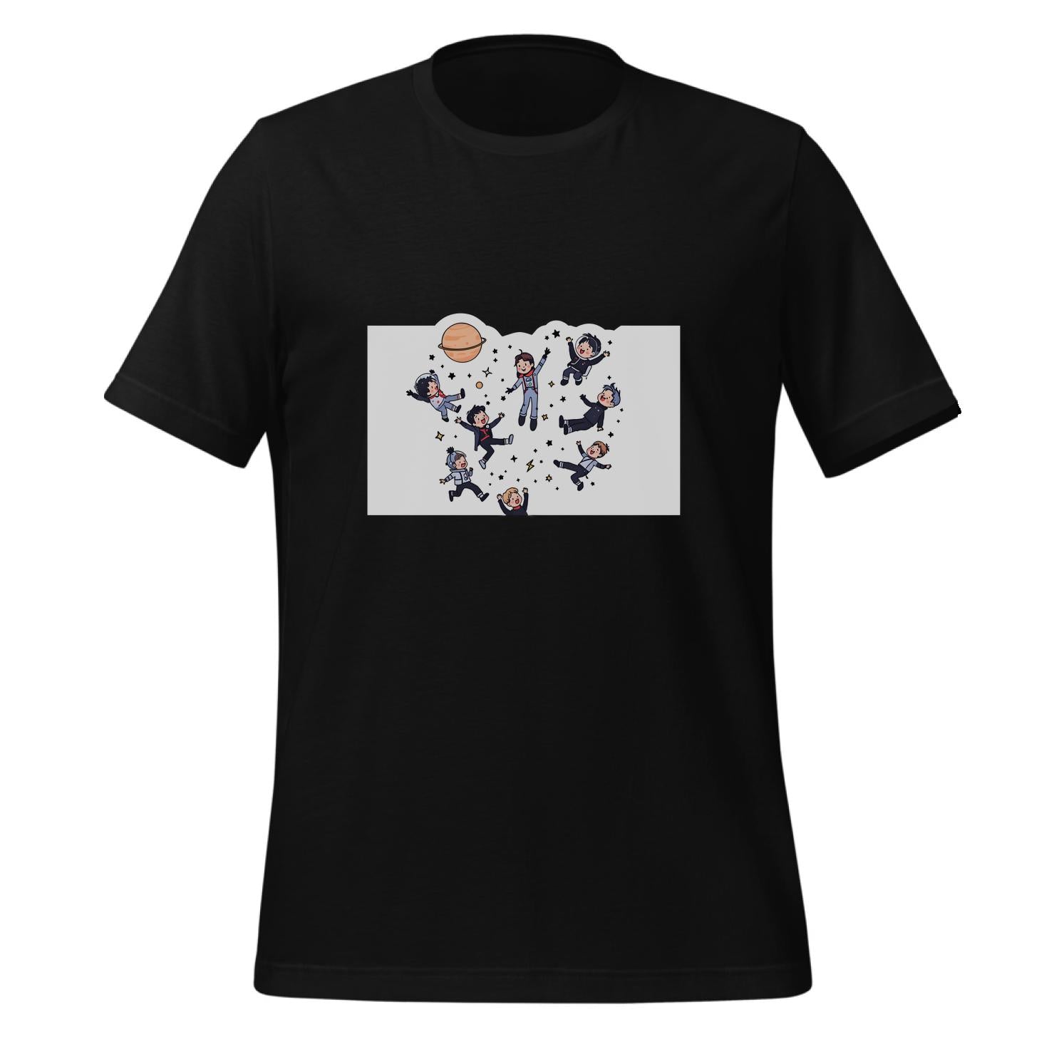 cute design - space-themed t-shirt - gift exchanges