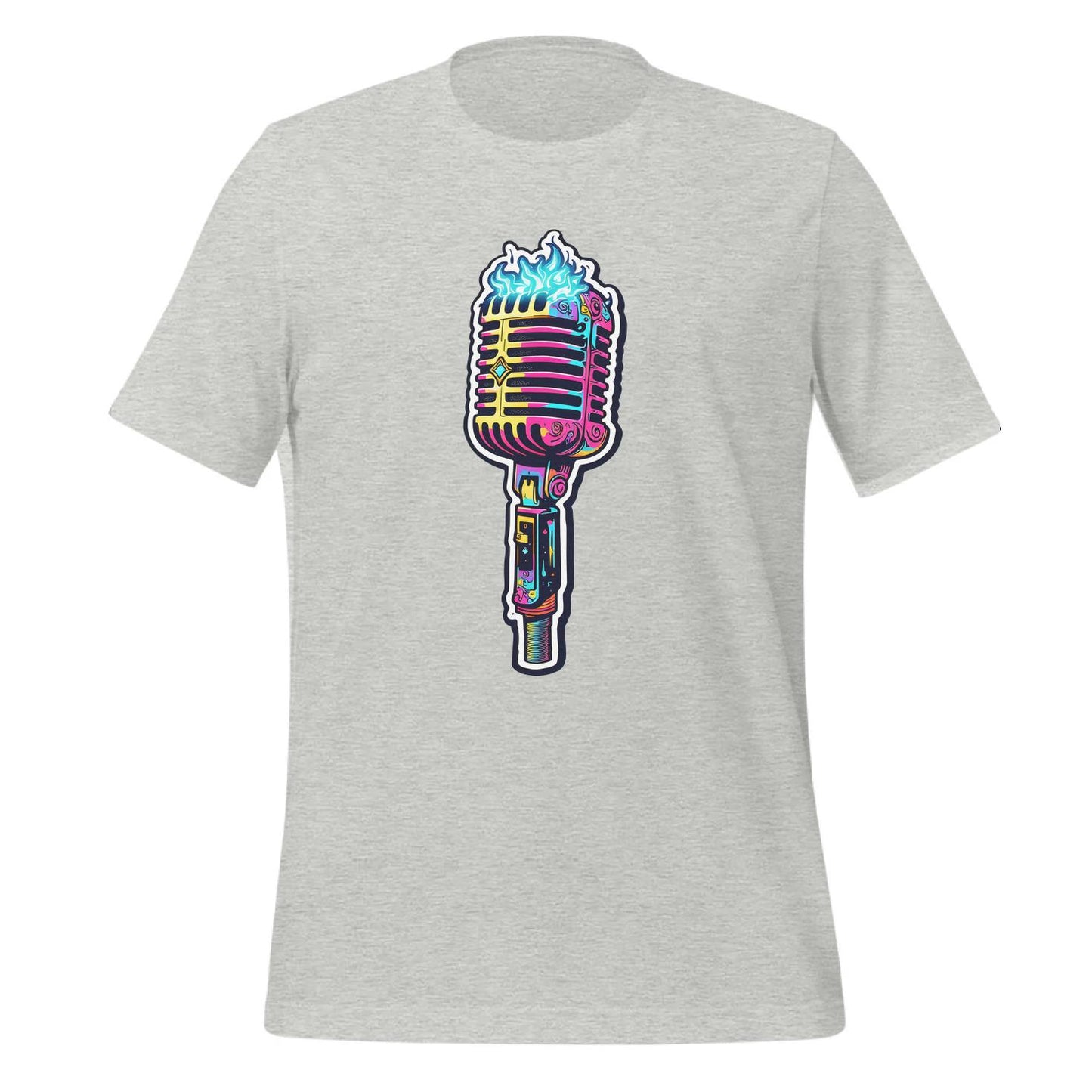 unisex - vintage microphone shirt - t-shirt