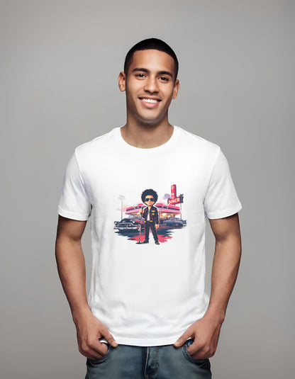 retro - style - t-shirt - classic diner vibes tee