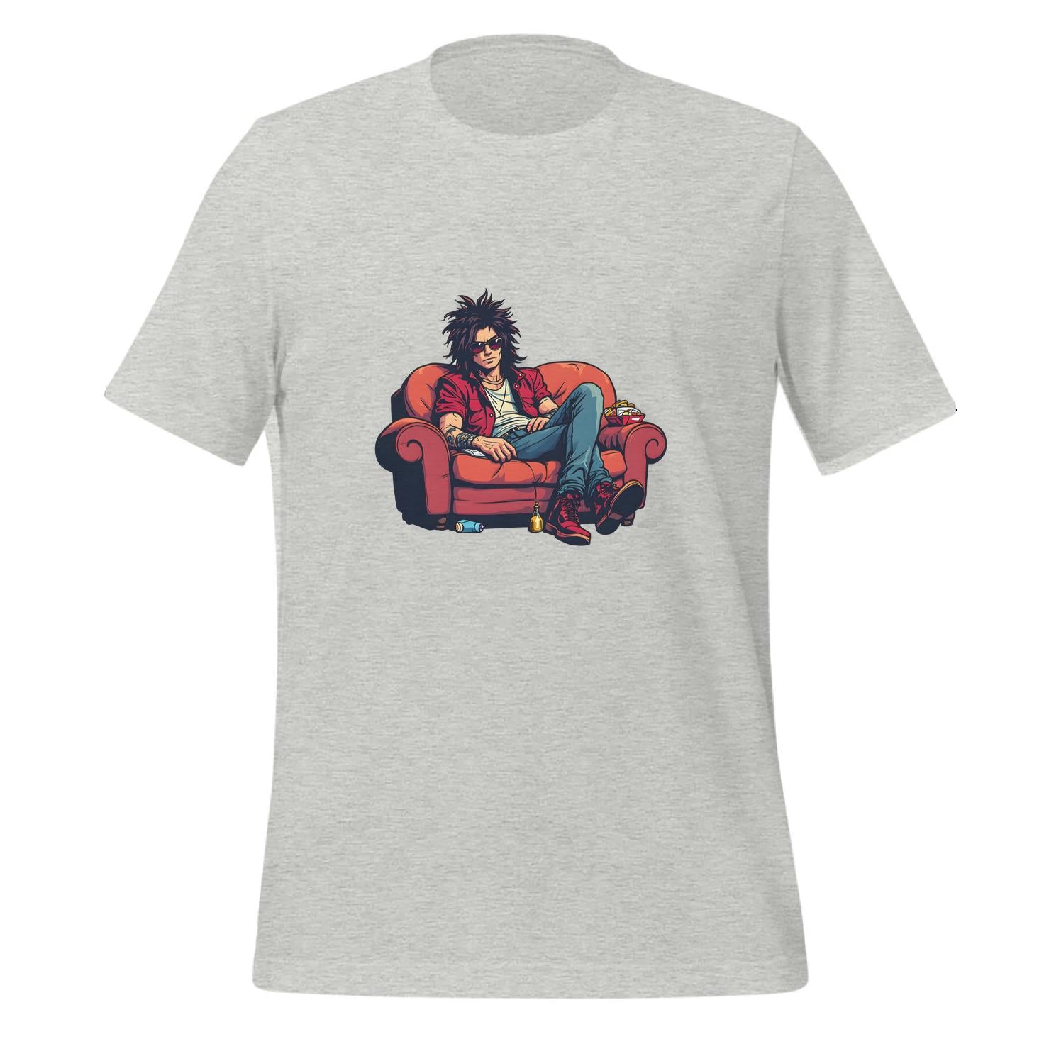 relaxation - comic couch design - t-shirt - unisex