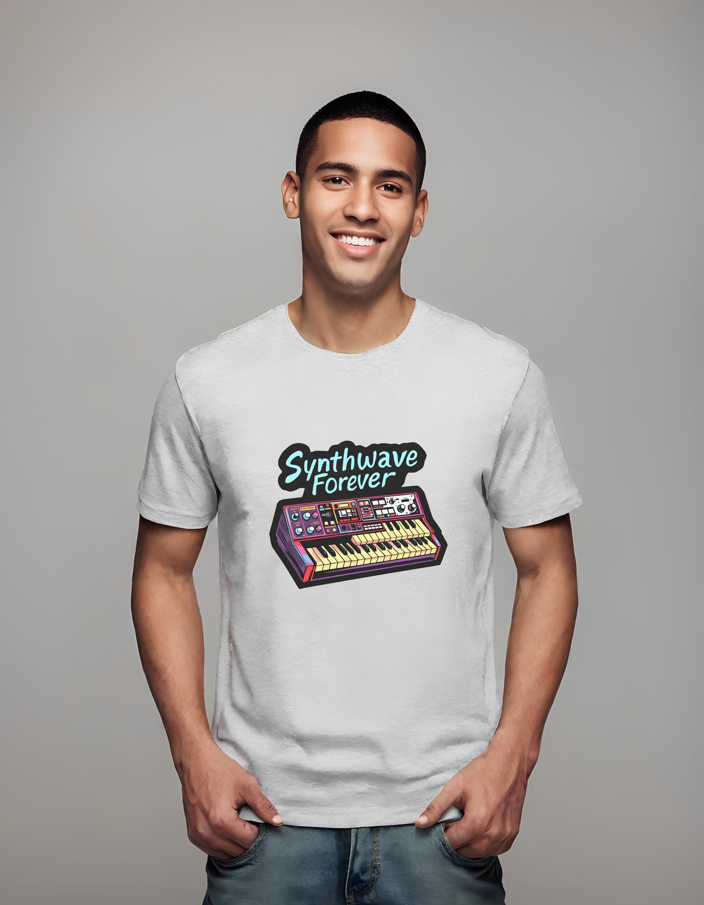 vintage synthesizer - t-shirt - gift for her
