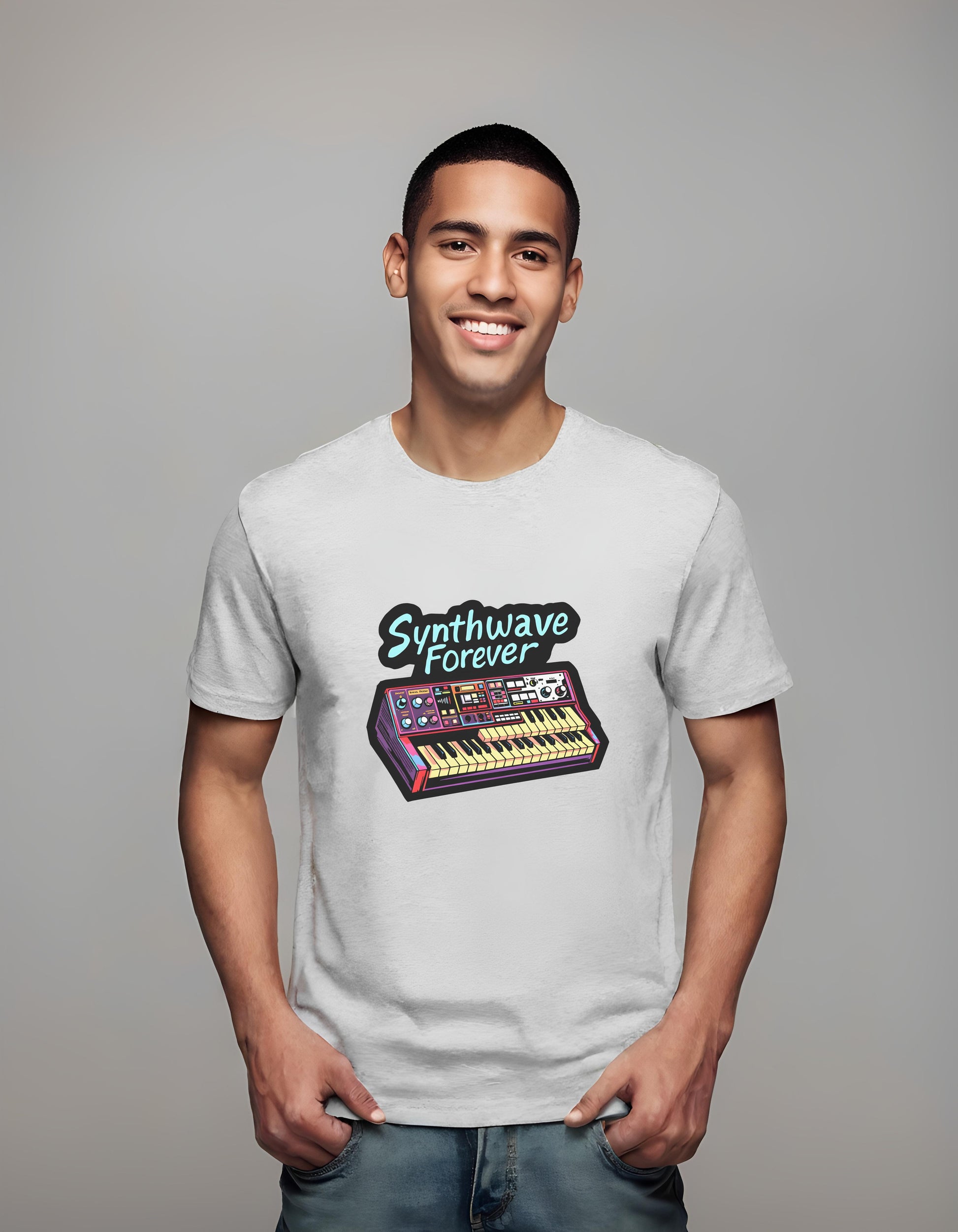 vintage synthesizer - t-shirt - gift for her