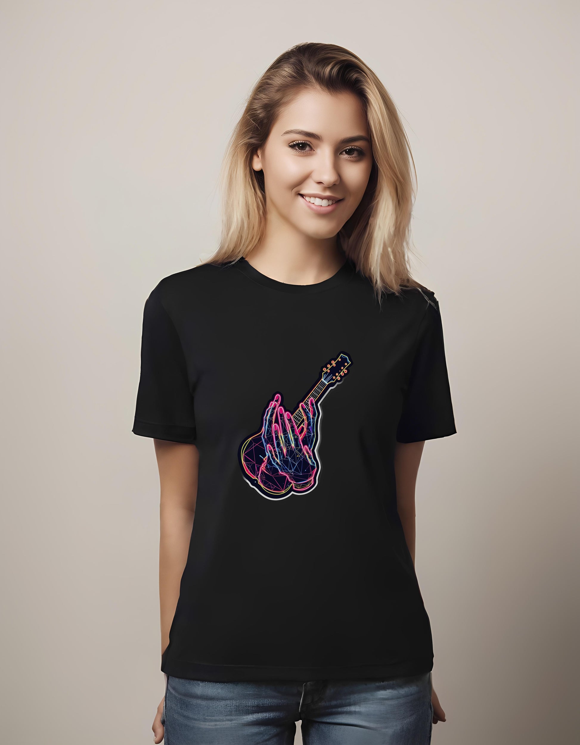 neon t-shirt - creativity