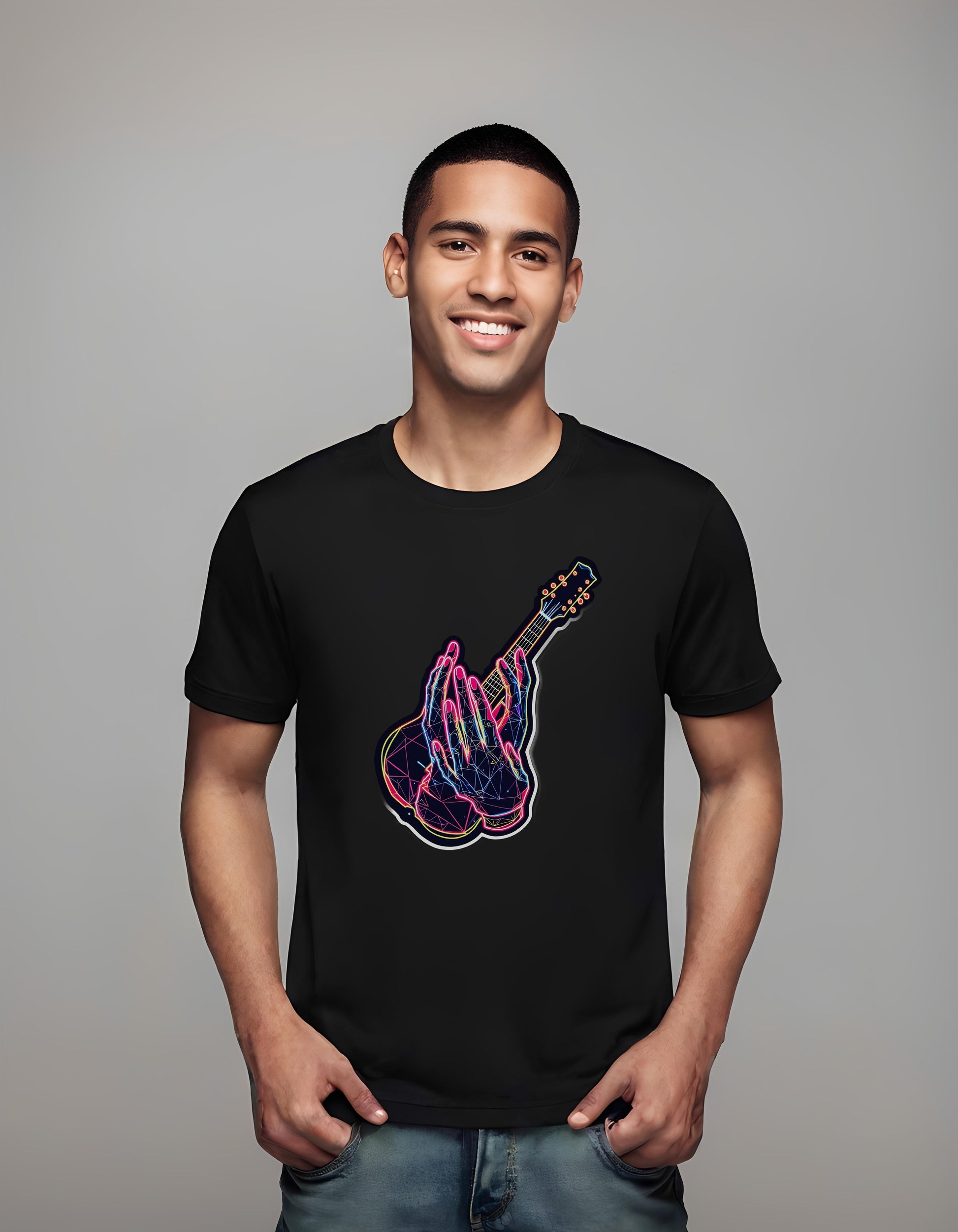 casual wear - artists - t-shirt - guitar