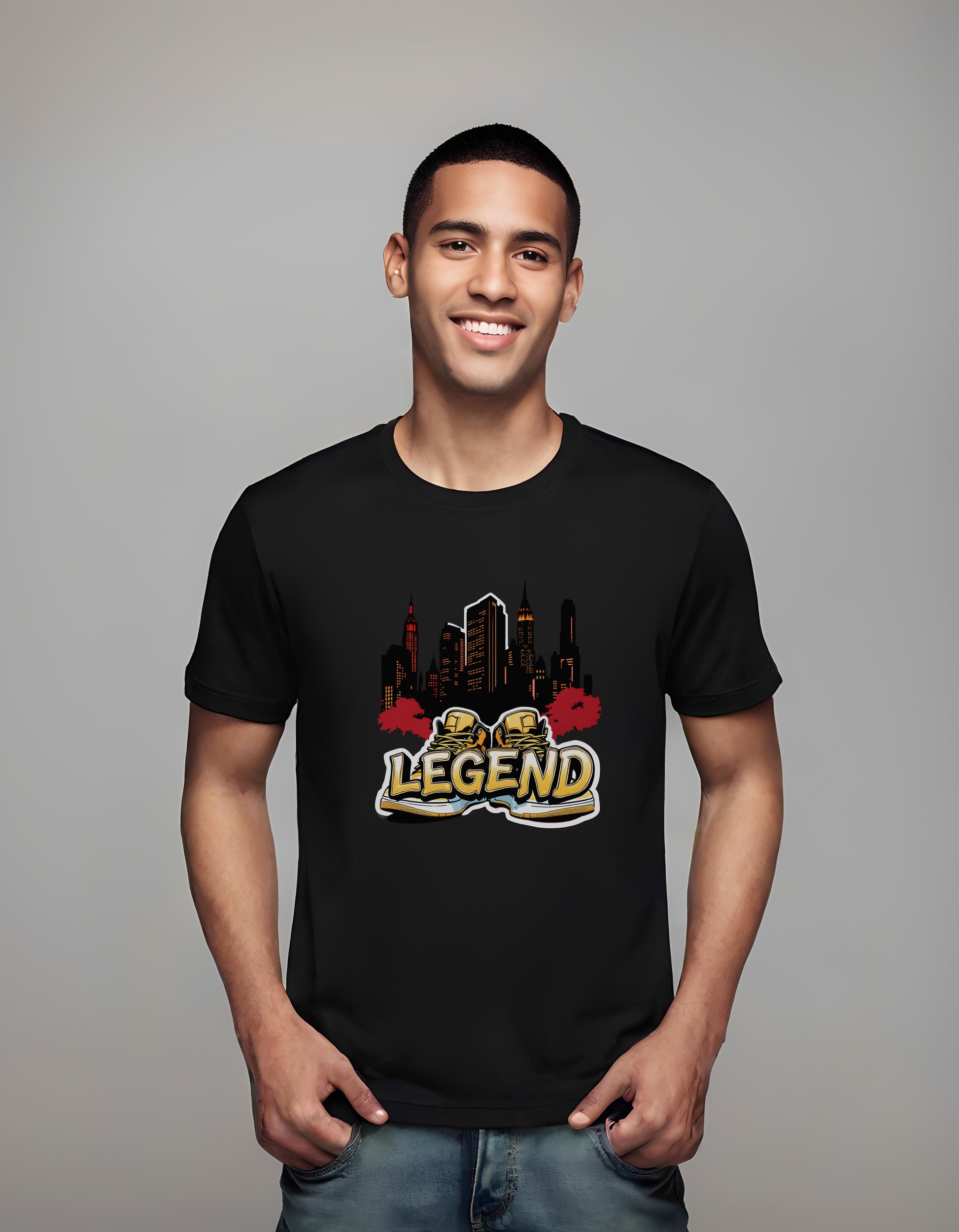 new york skyline shirt - t-shirt - comfortable urban clothing