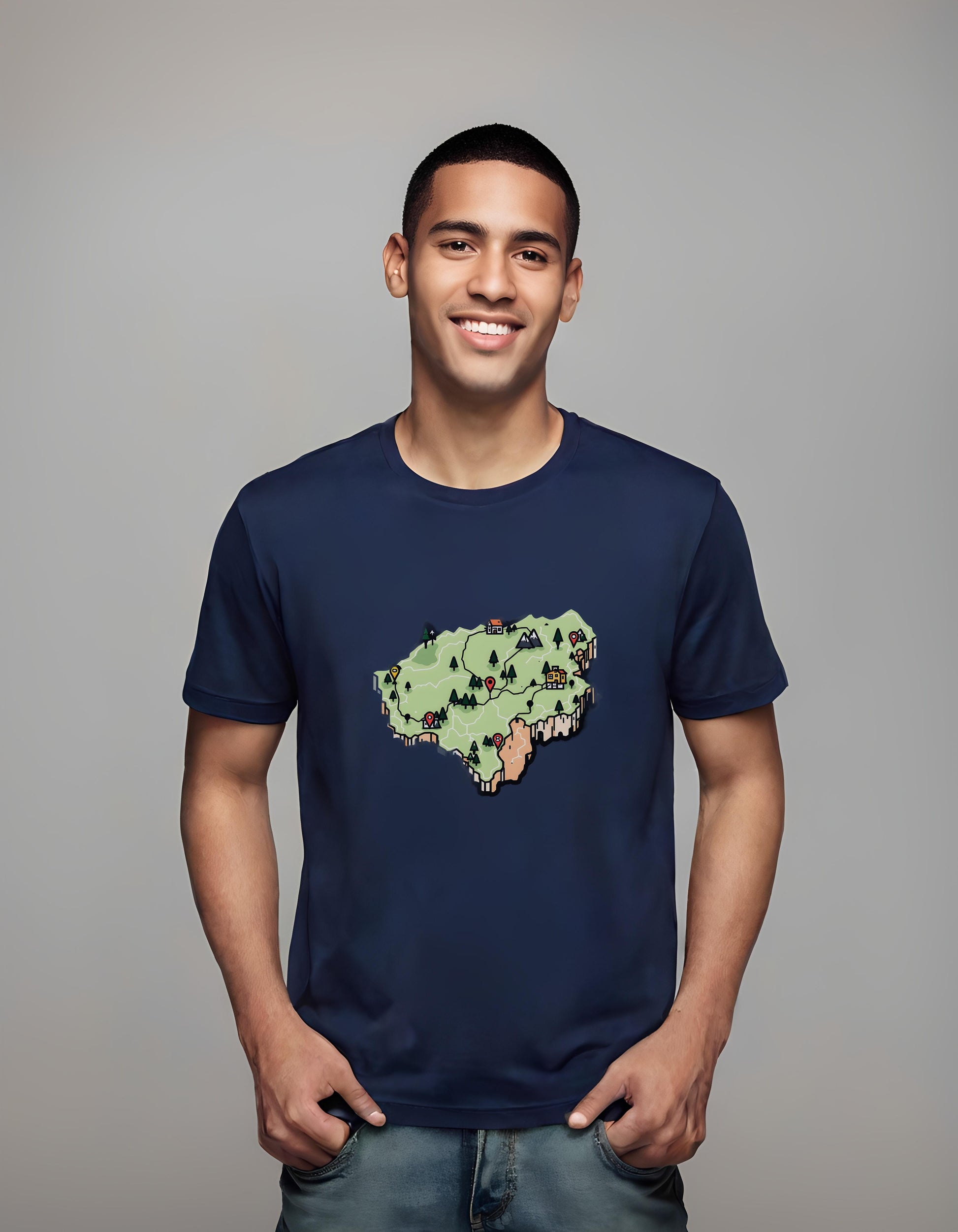 t-shirt - students - geometric adventure - nature lovers