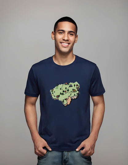 t-shirt - students - geometric adventure - nature lovers