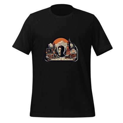 family - retro illustration - t-shirt