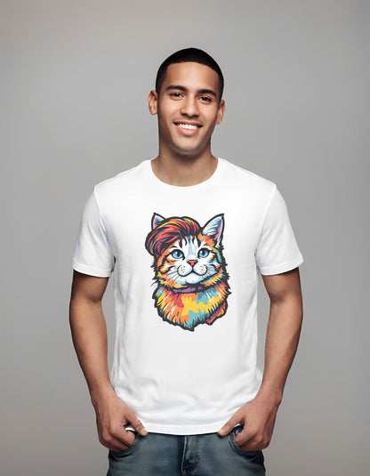 harry styles cat shirt - t-shirt - fashion - stylized cat design