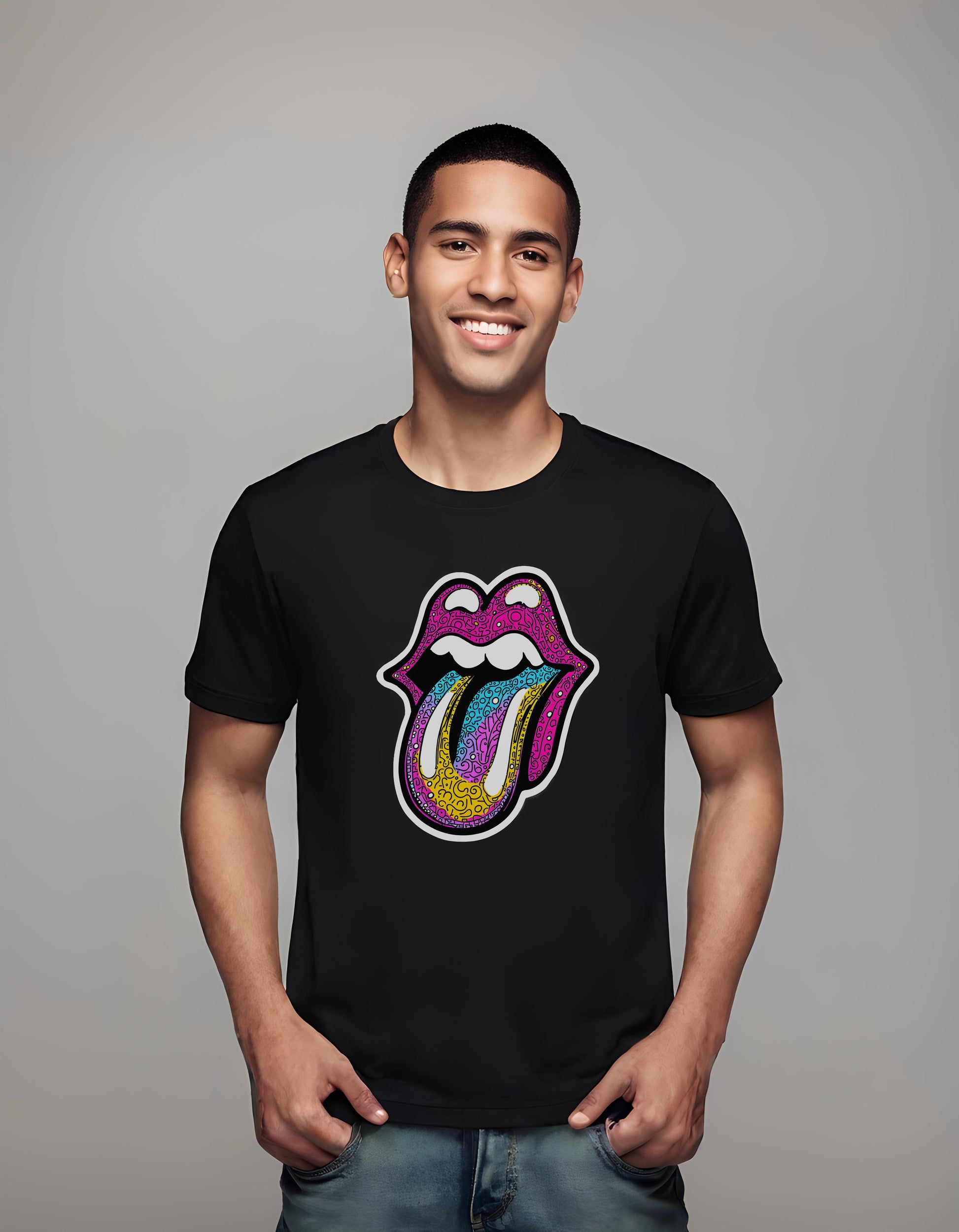 hand-drawn t-shirt - vintage merchandise - rock