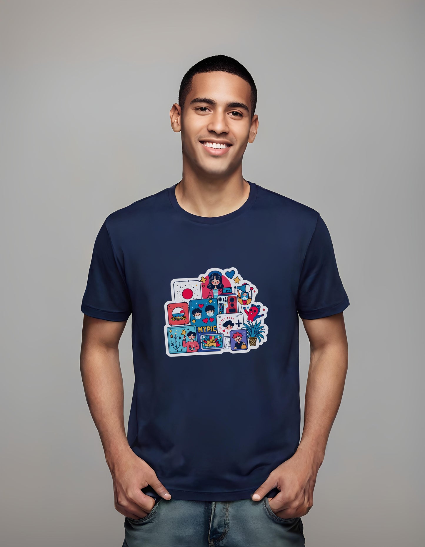 k-pop fashion - t-shirt - students - music