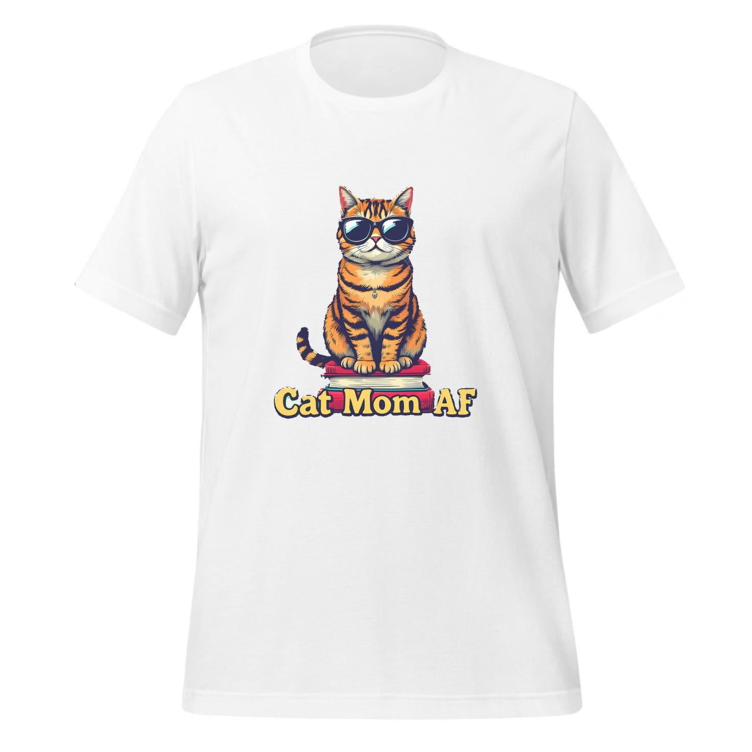 humorous cat design - cat mom gift - t-shirt