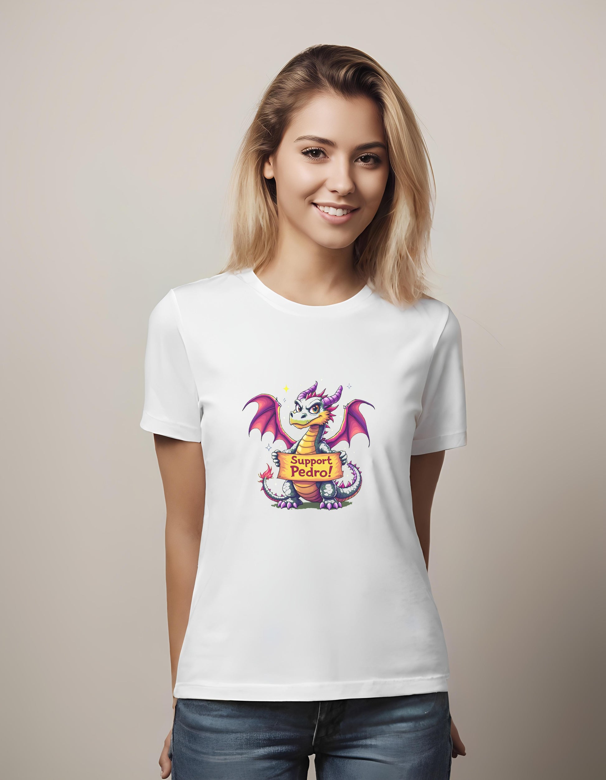 t-shirt - fun fantasy apparel - fantasy - dragon illustration