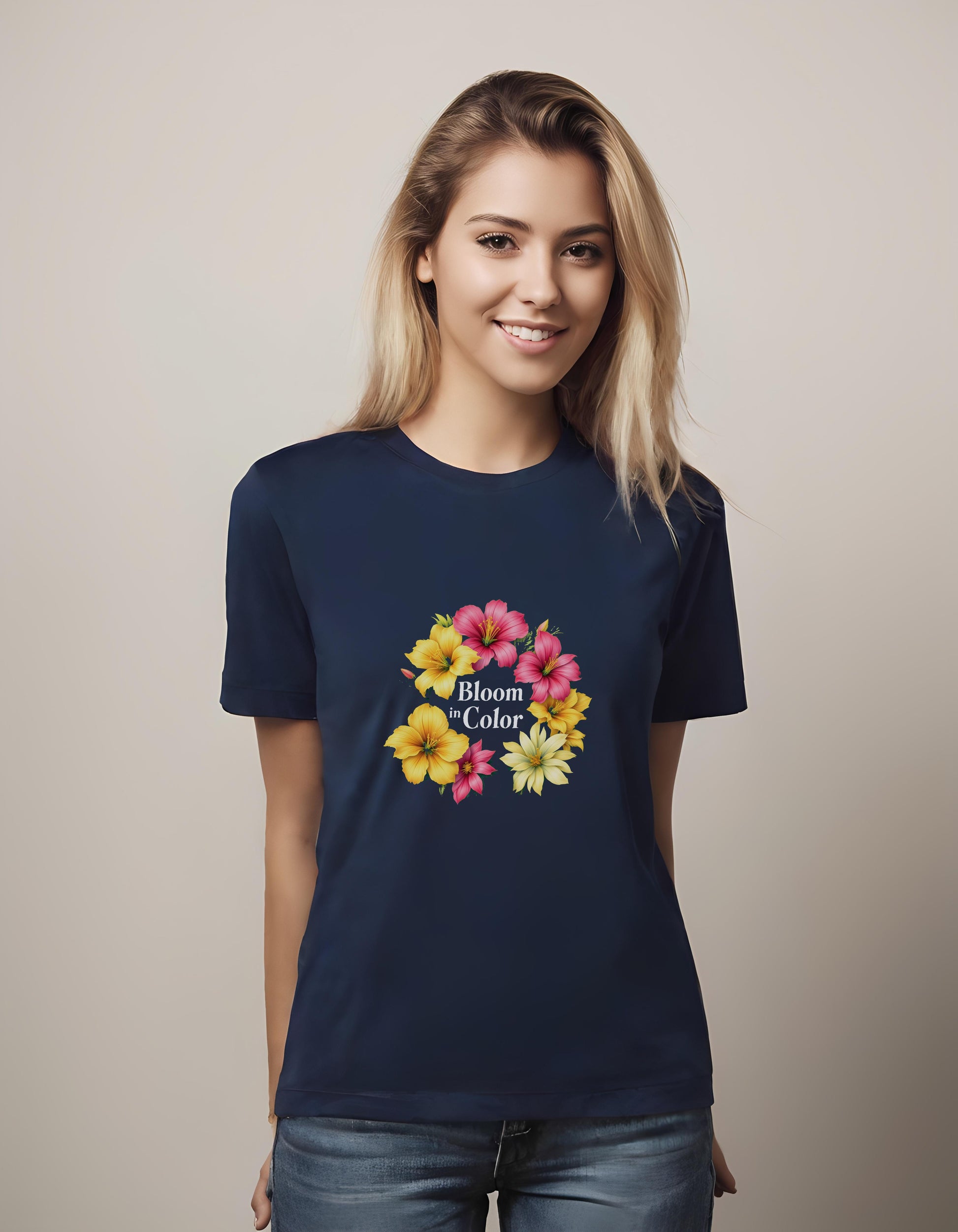 home decor - tropical flowers - t-shirt - teachers