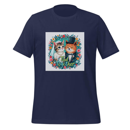 t-shirt - charming cat dog design - cute bridal shirt - wedding guests