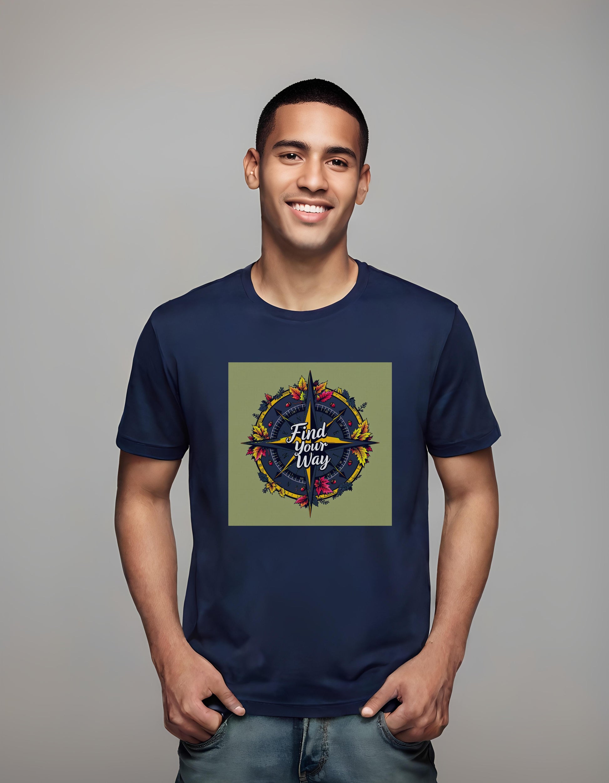unisex - forest elements artwork - t-shirt