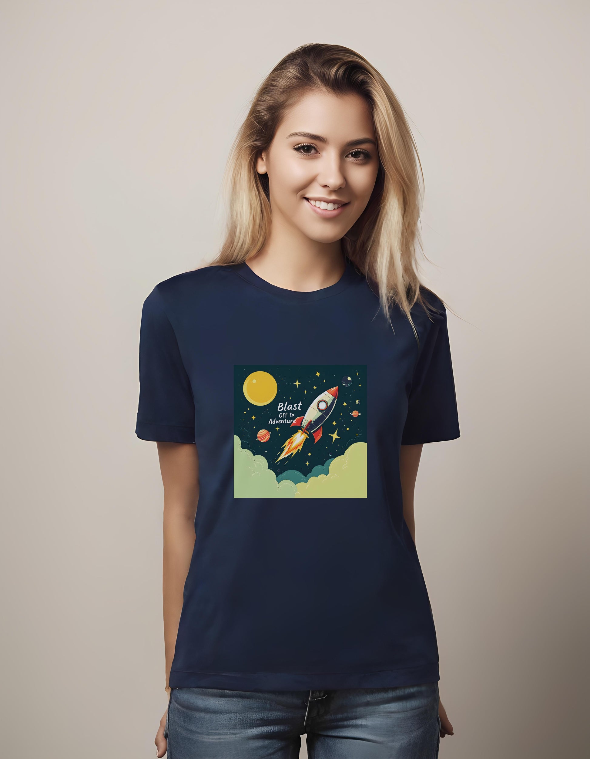 t-shirt - whimsical decor - children's space shirt
