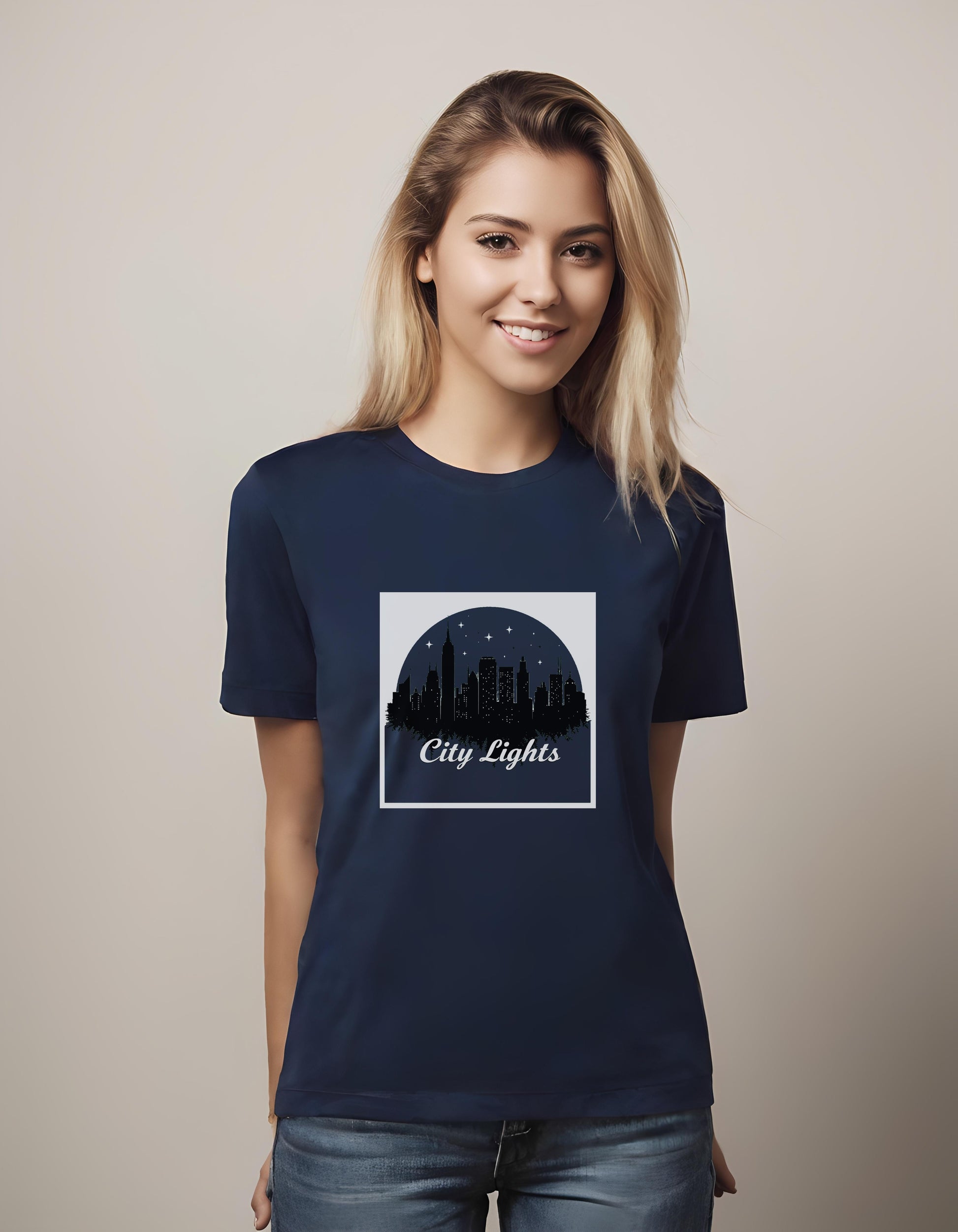 city lights print - architecture - professionals - t-shirt