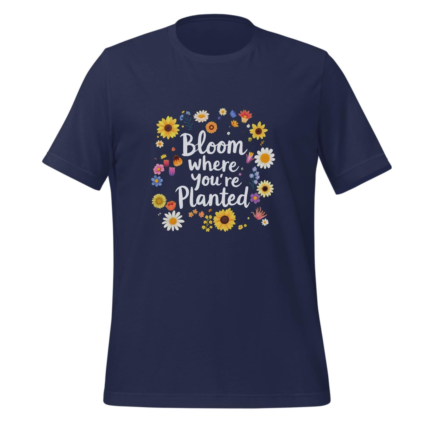 t-shirt - creatives - art - whimsical flower design