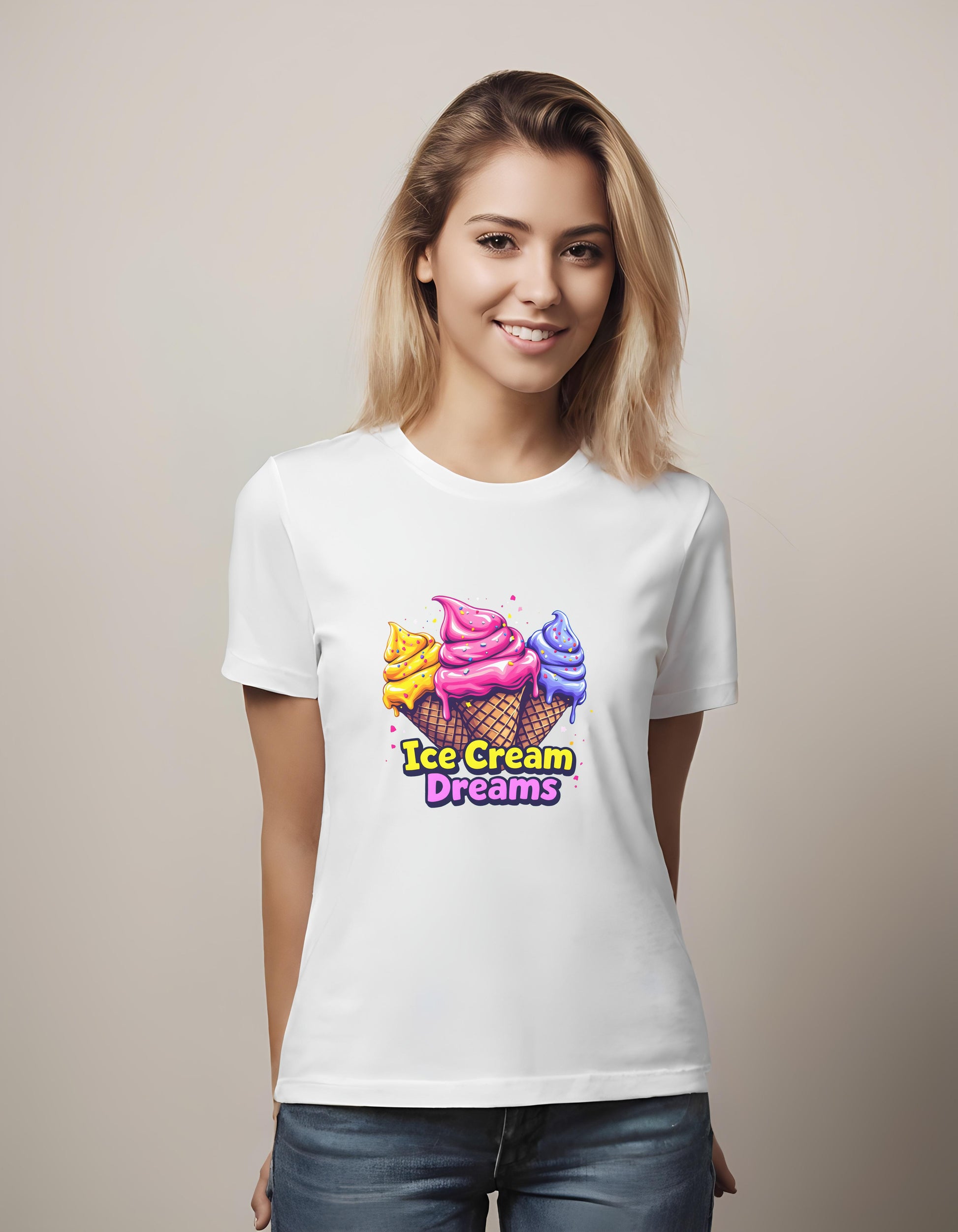 t-shirt - ice cream lovers shirt - fun - stylish everyday tee