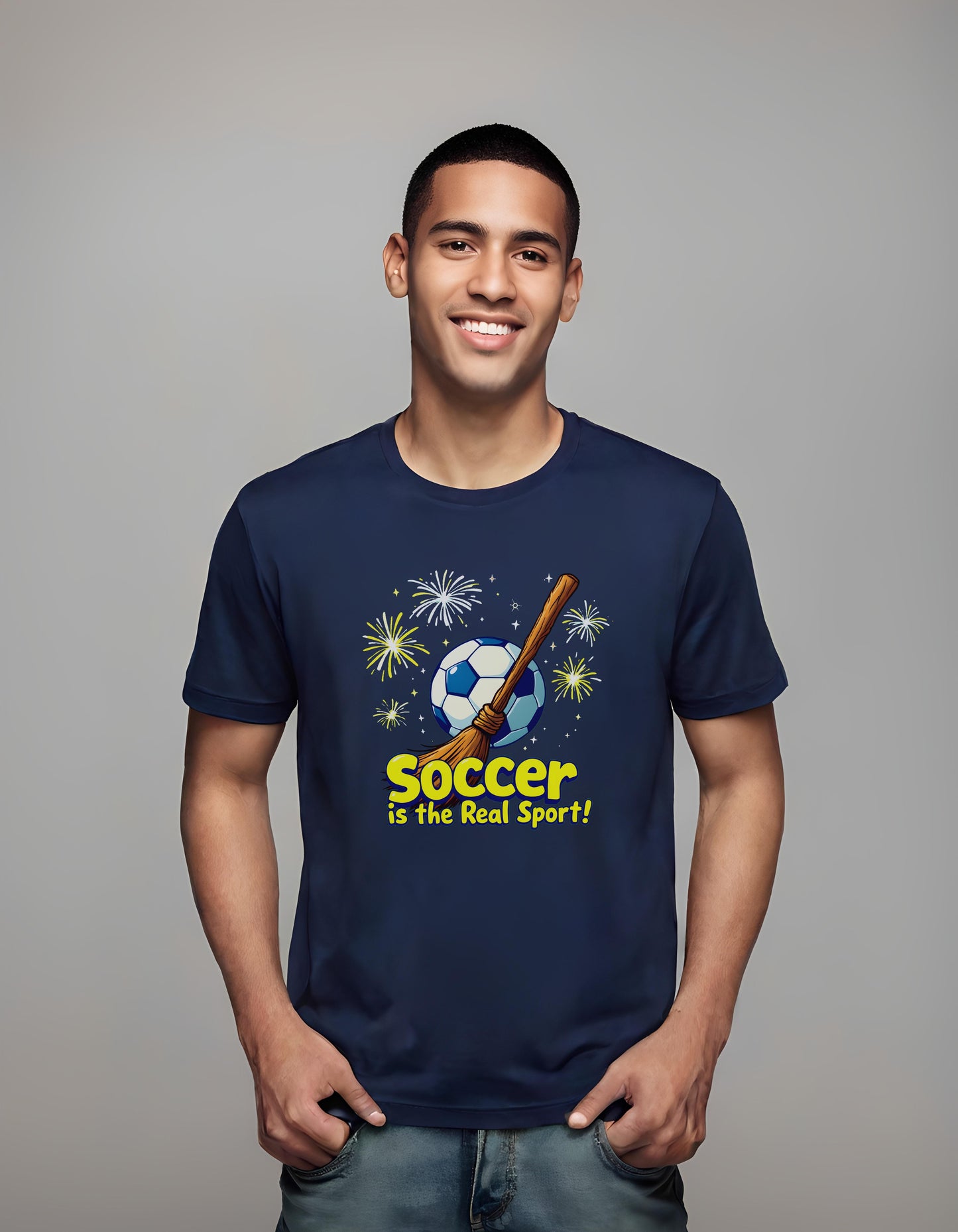 magical soccer theme - comfortable t-shirt