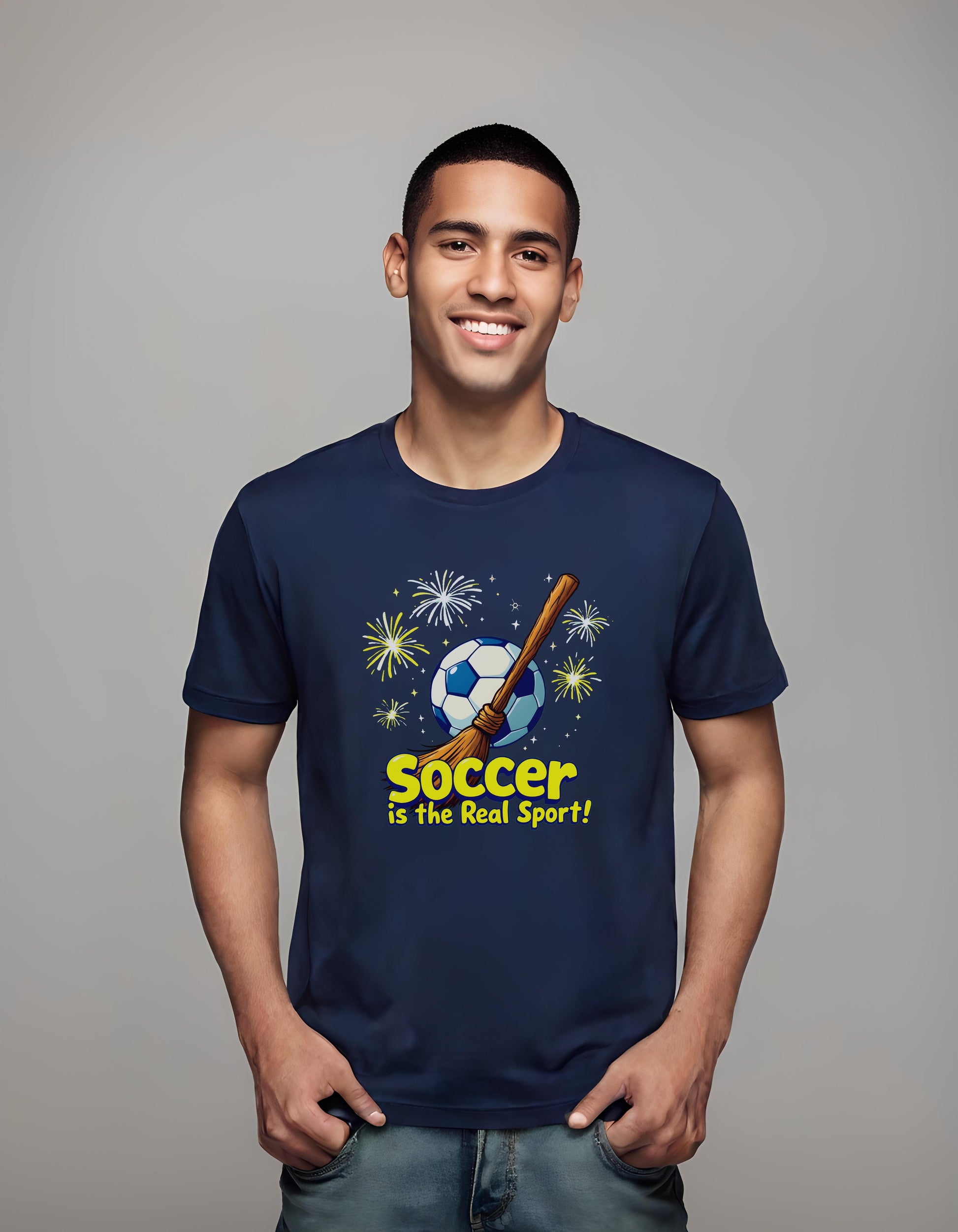 magical soccer theme - comfortable t-shirt