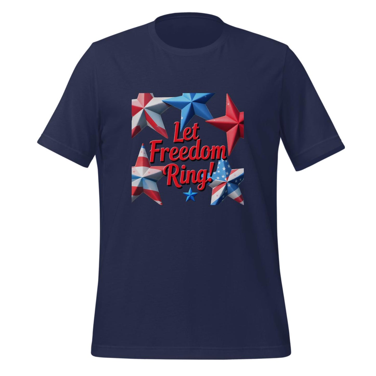 t-shirt - over-sized stars design - oversized stars