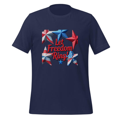 t-shirt - over-sized stars design - oversized stars