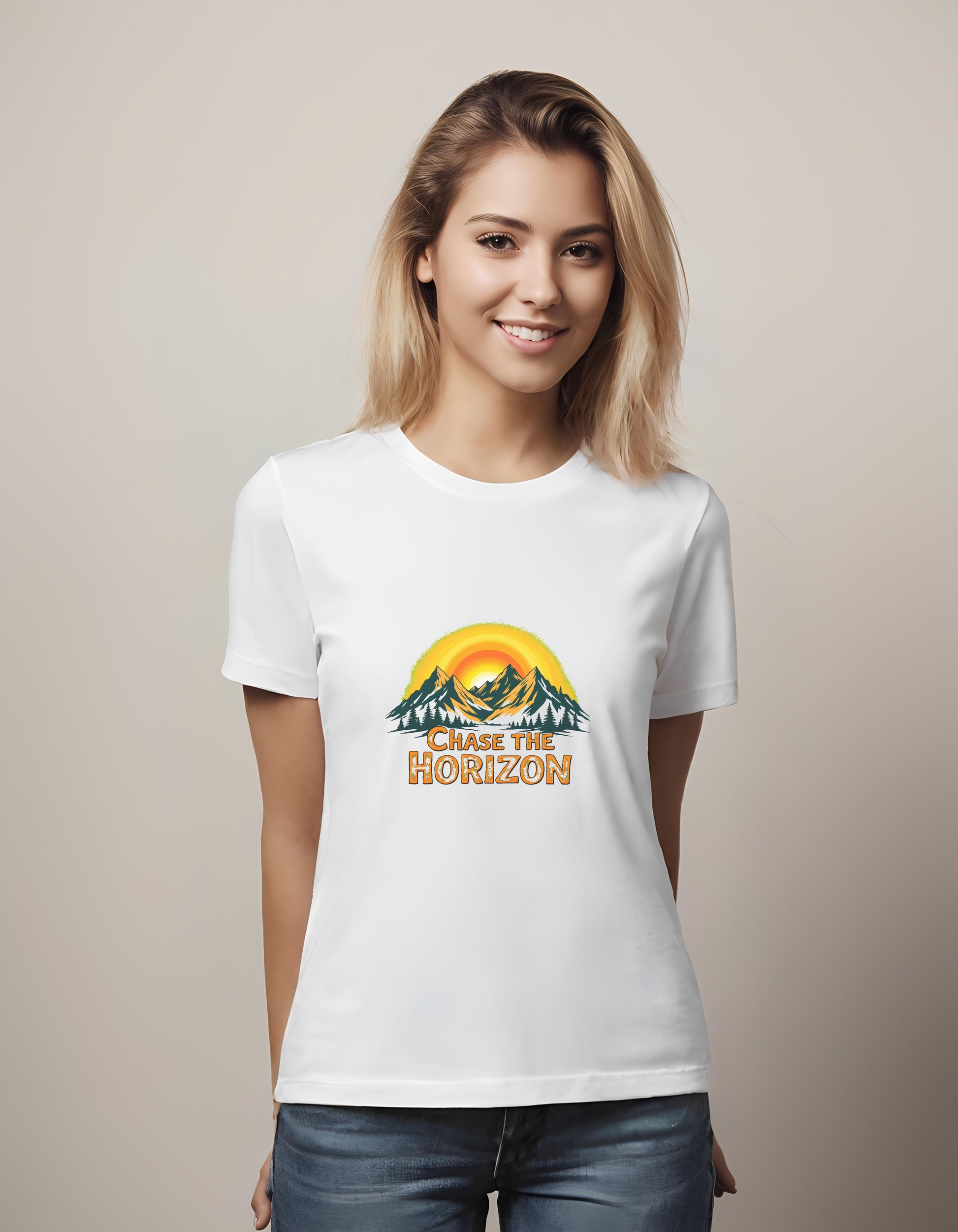 adventure seekers - pine tree silhouettes - adventure fashion - t-shirt