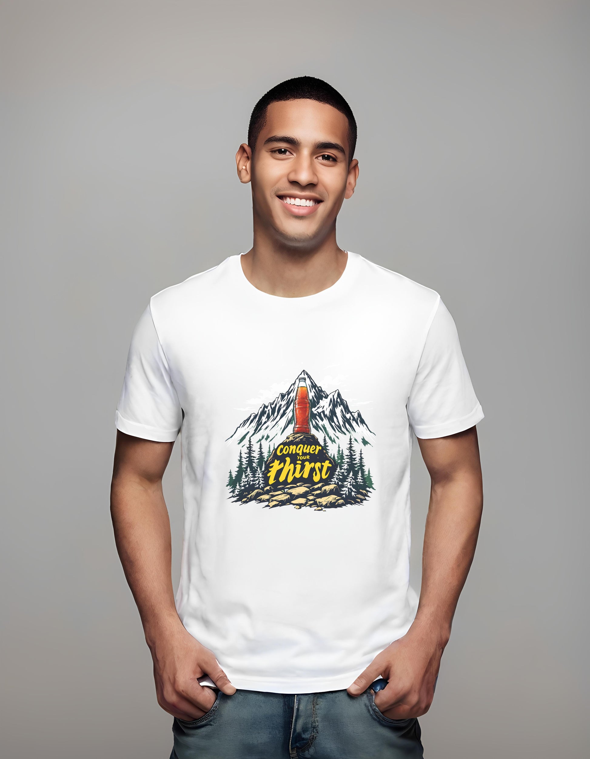 refreshment design - t-shirt - refreshing victory artwork
