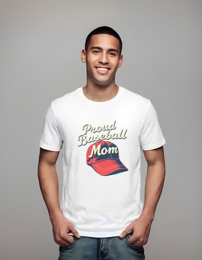 t-shirt - baseball family apparel - mothers in sports - baseball mom