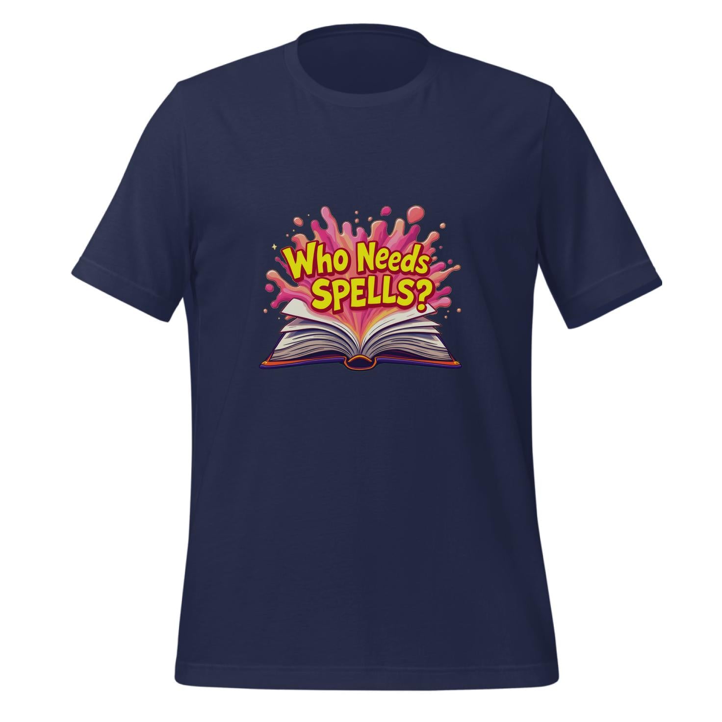 spell book design - t-shirt - fantasy lovers - comic fans