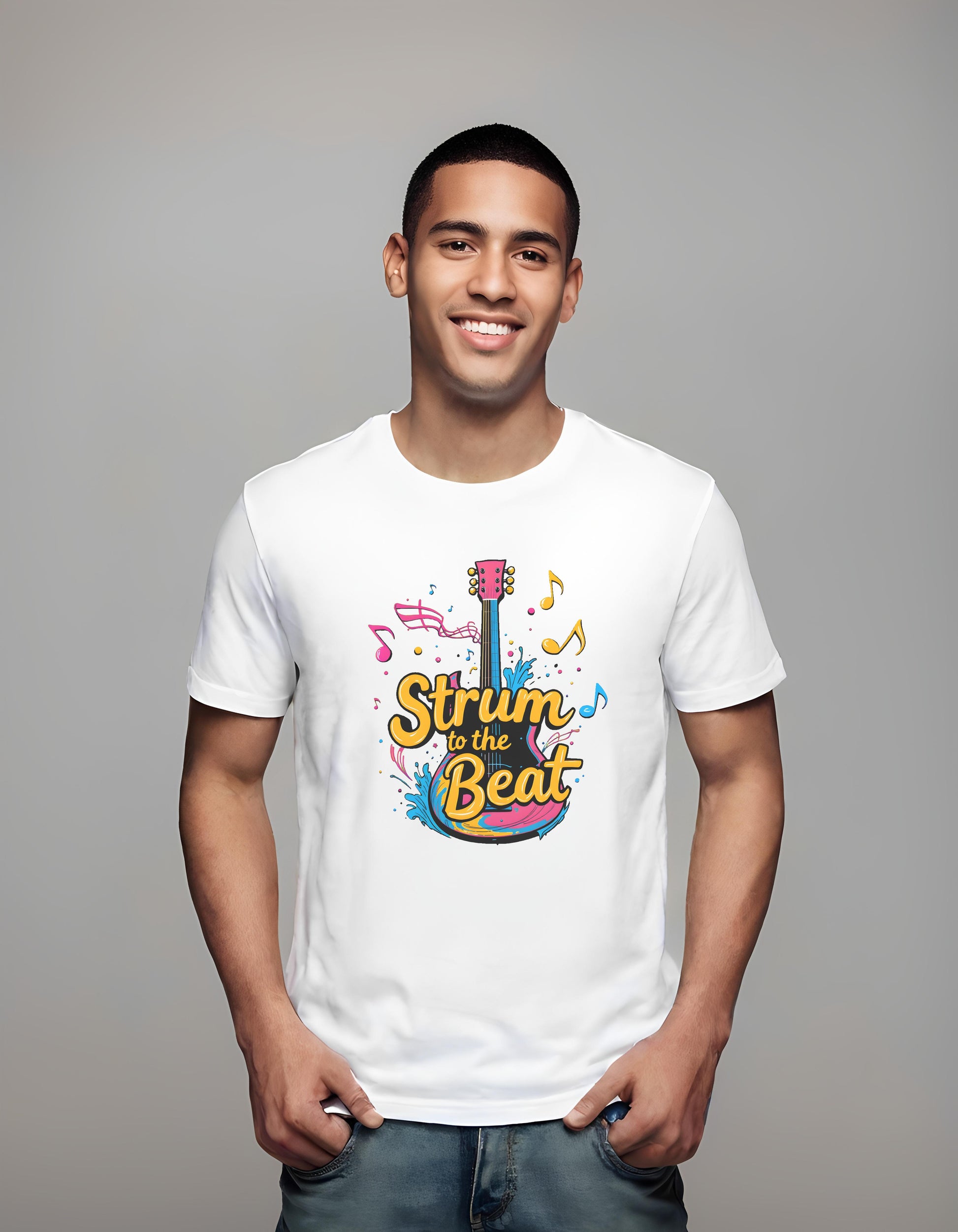 soft cotton tee - students - t-shirt - music design