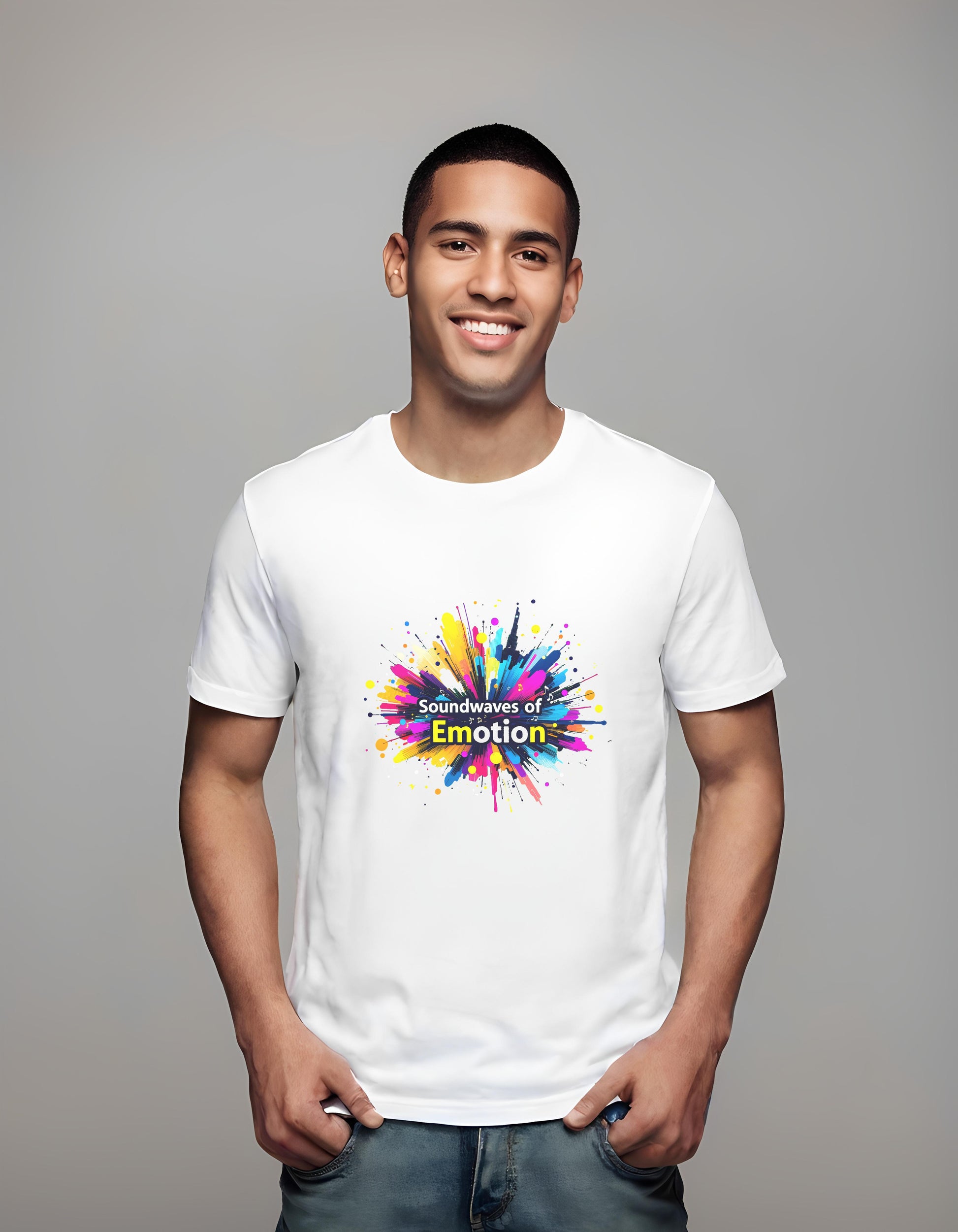 emotive graphic tee - t-shirt - energy and movement