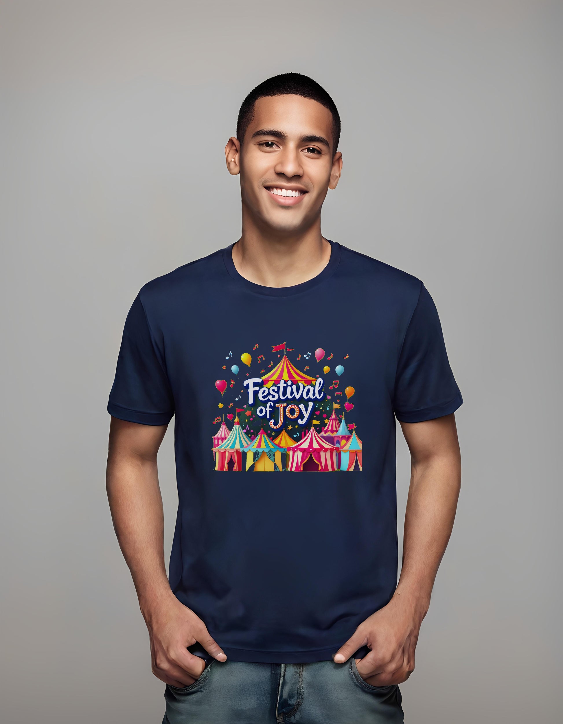 children's celebration - bright festival tents - t-shirt