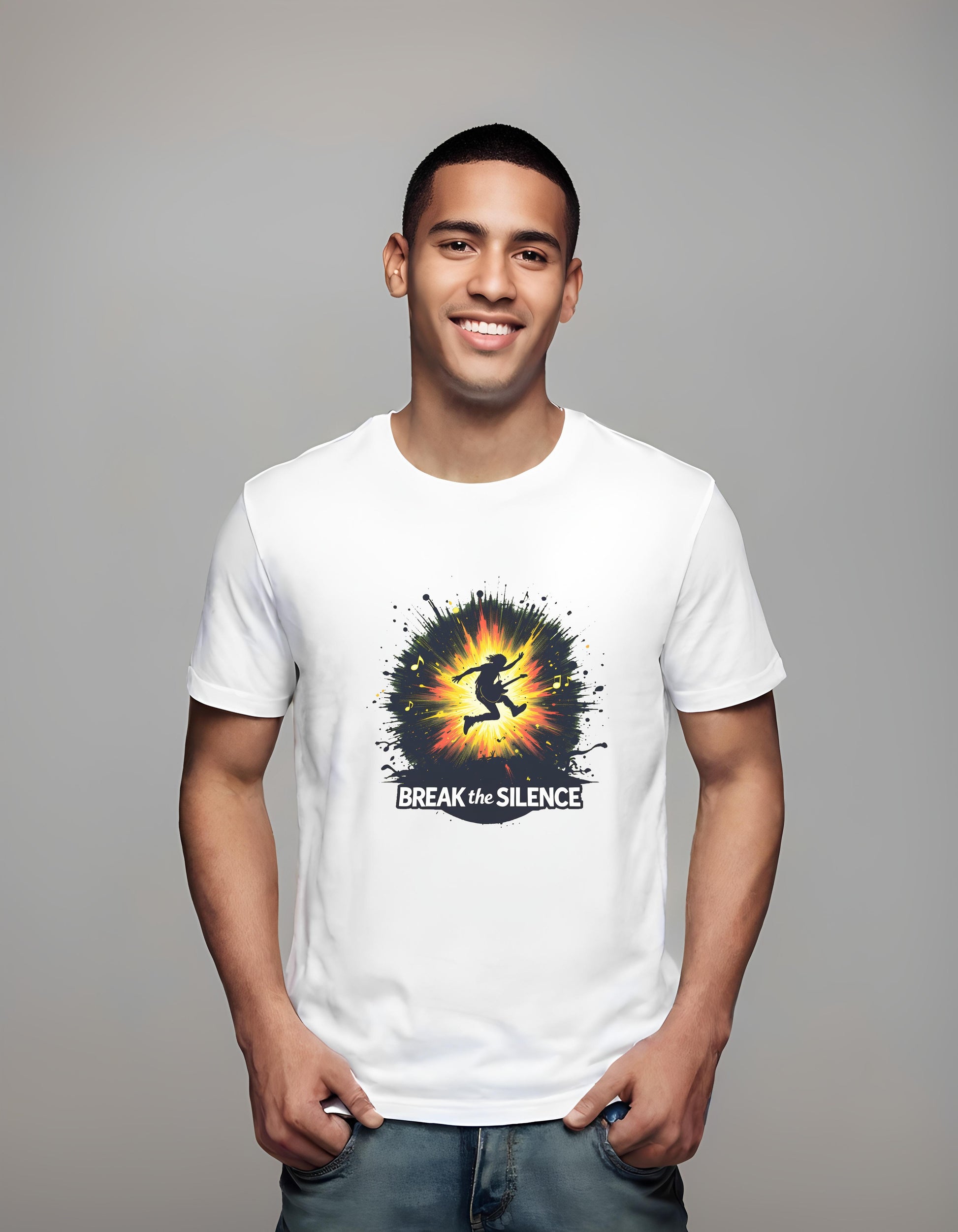 t-shirt - typography music design - graphic design music