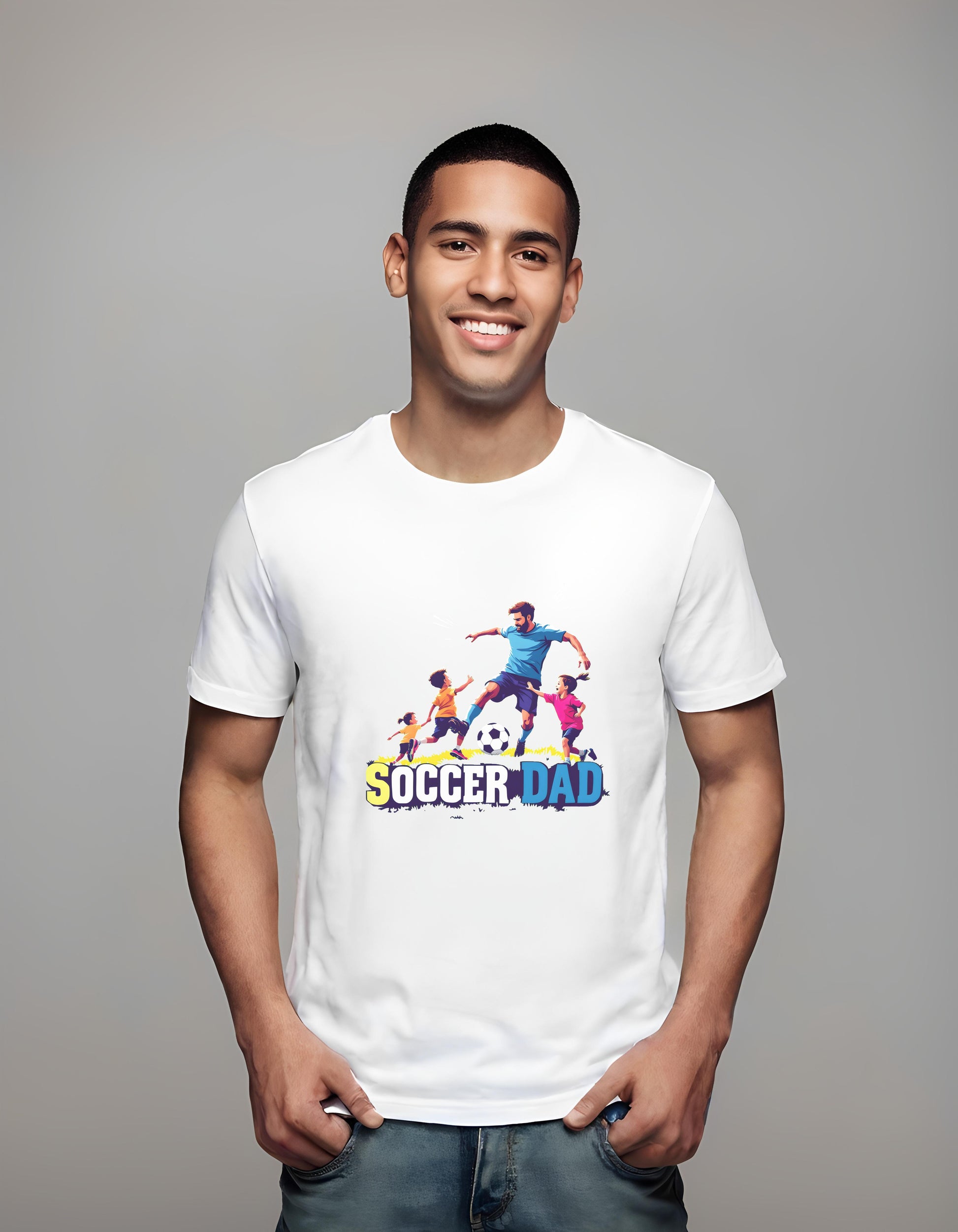 christmas - active parent t-shirt - soccer dad design