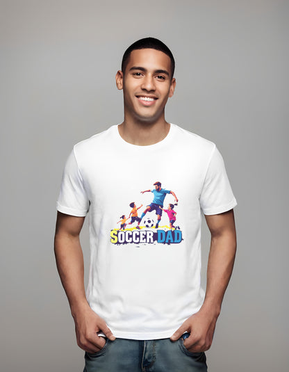 christmas - active parent t-shirt - soccer dad design