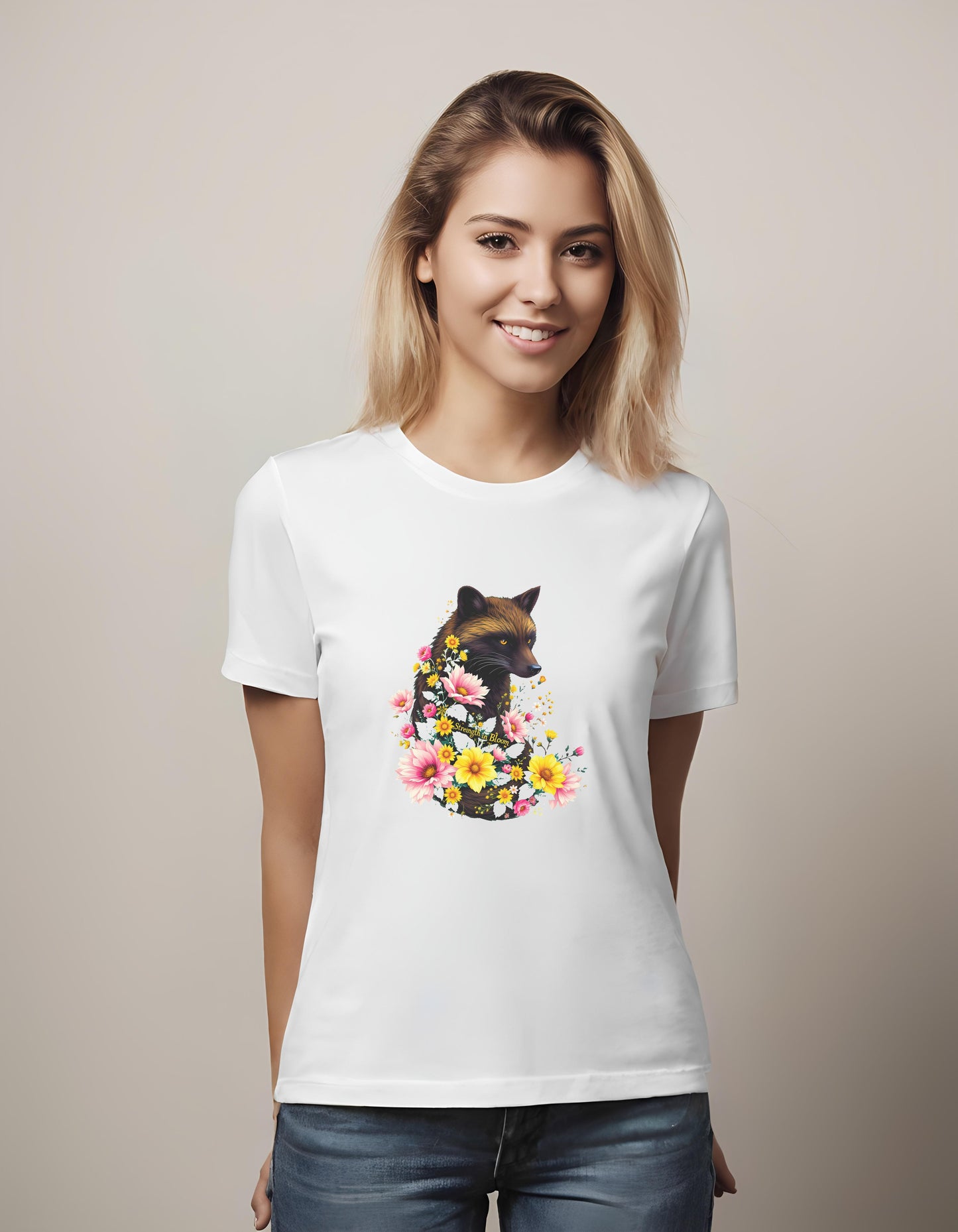 floral design - inspirational art - outdoor enthusiasts - t-shirt