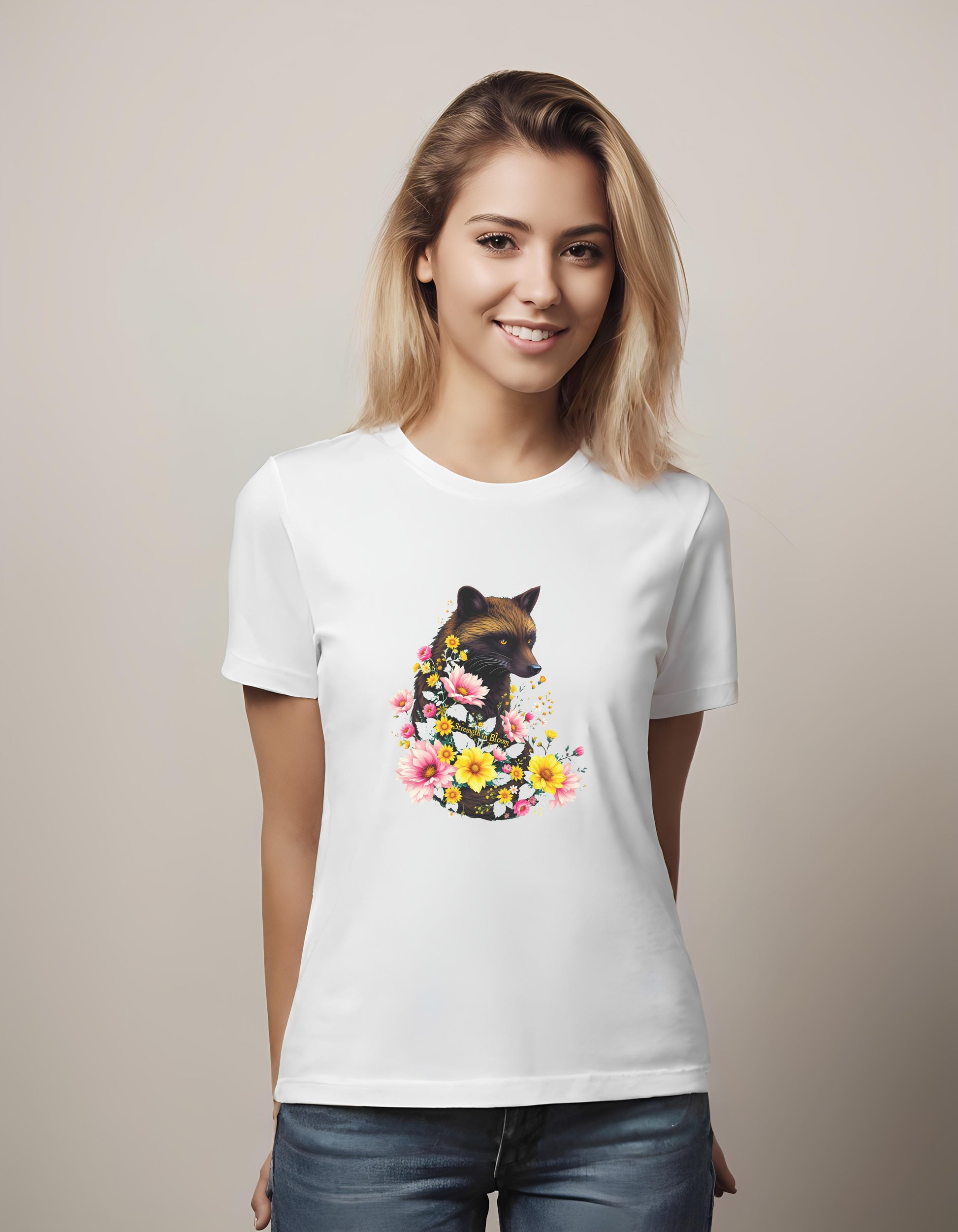 floral design - inspirational art - outdoor enthusiasts - t-shirt