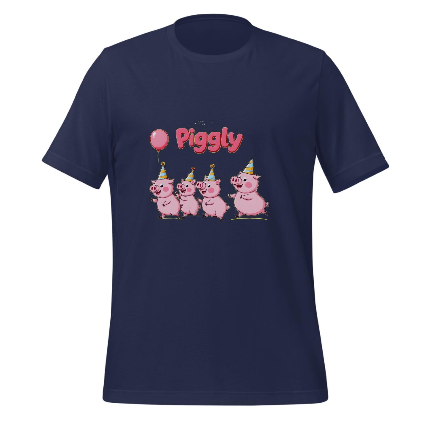 join the piggly parade - birthday invitation - t-shirt - sticker