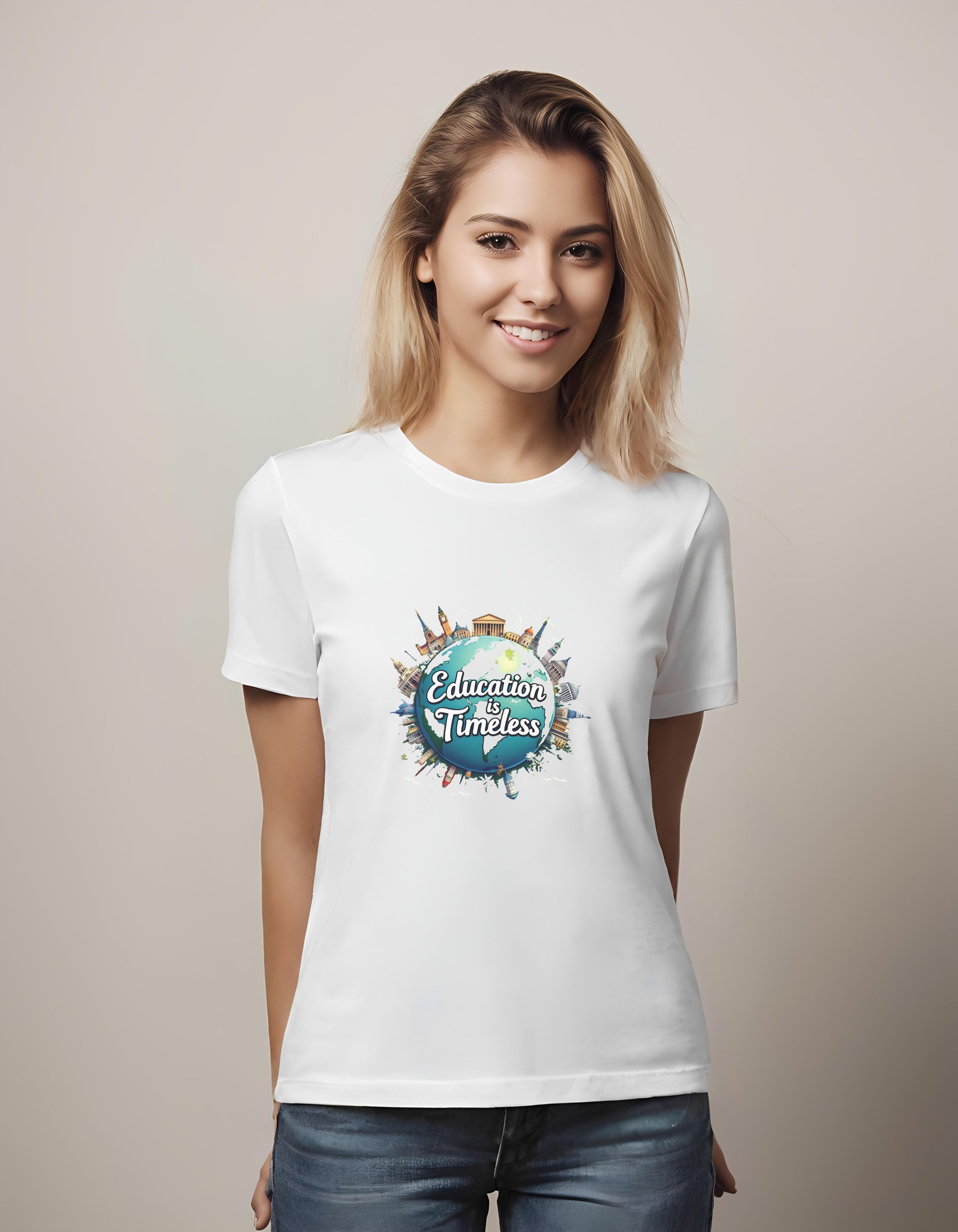 timeless education - t-shirt - global unity