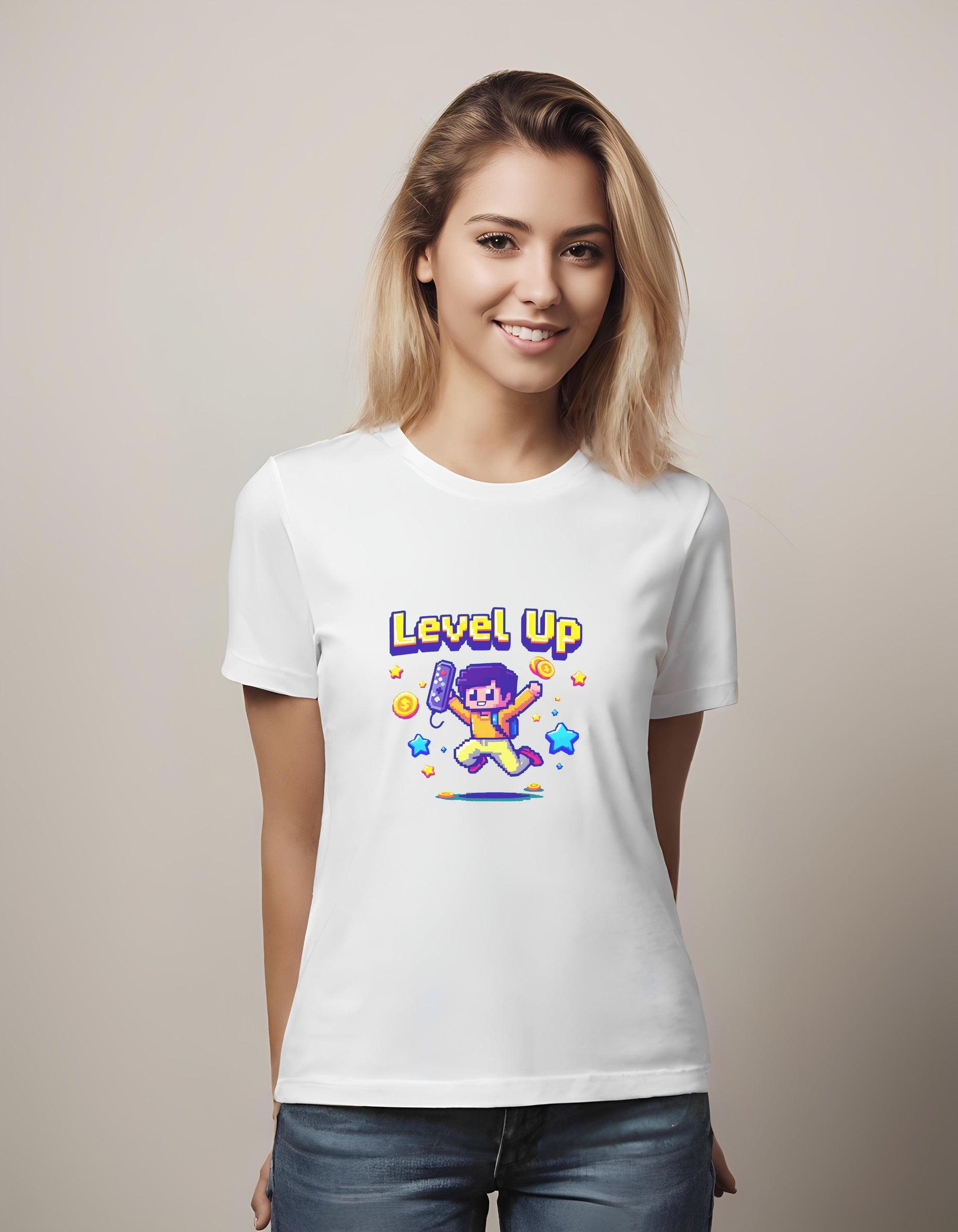 t-shirt - 8-bit design - gaming culture