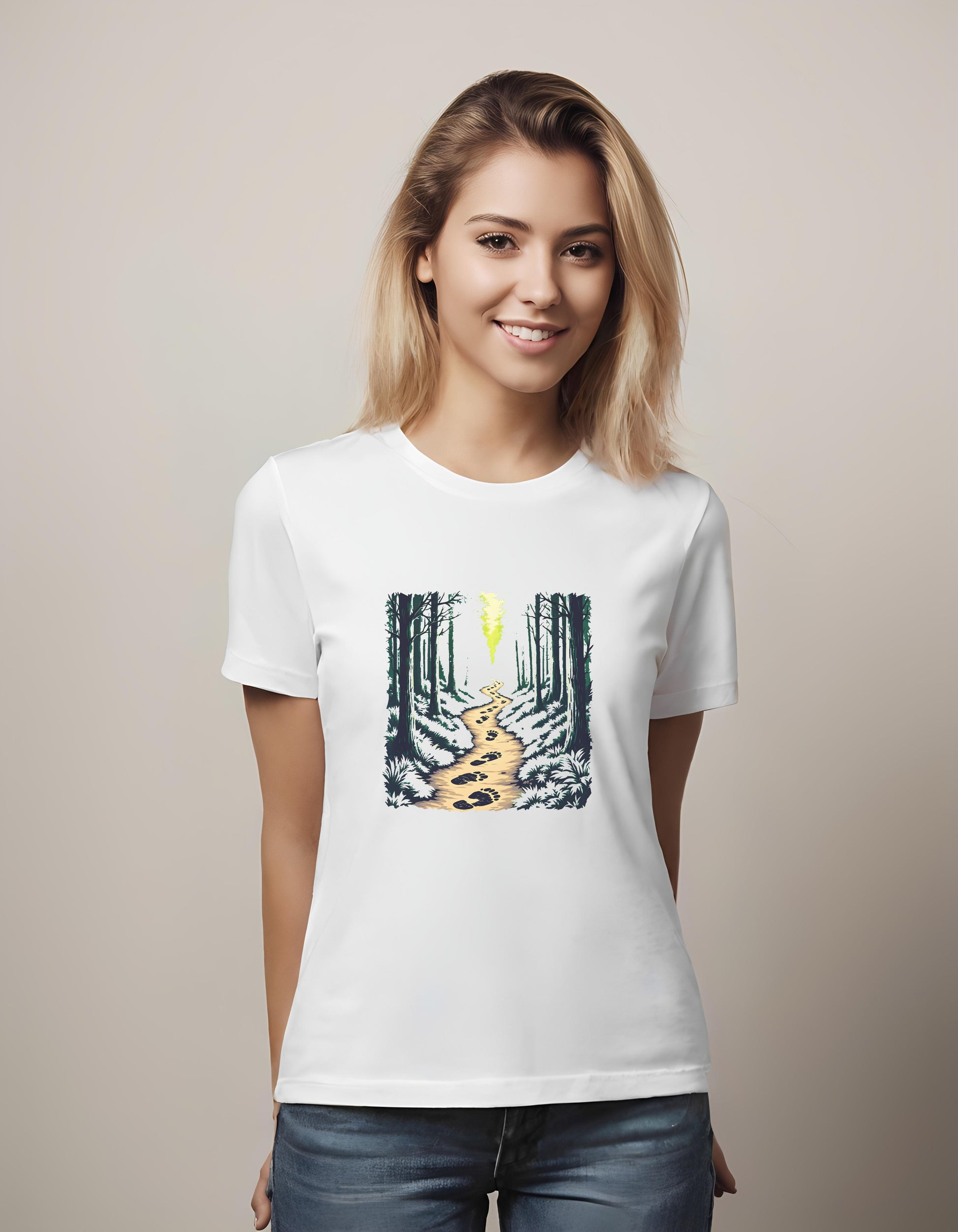 gift shoppers - outdoors - t-shirt - nature