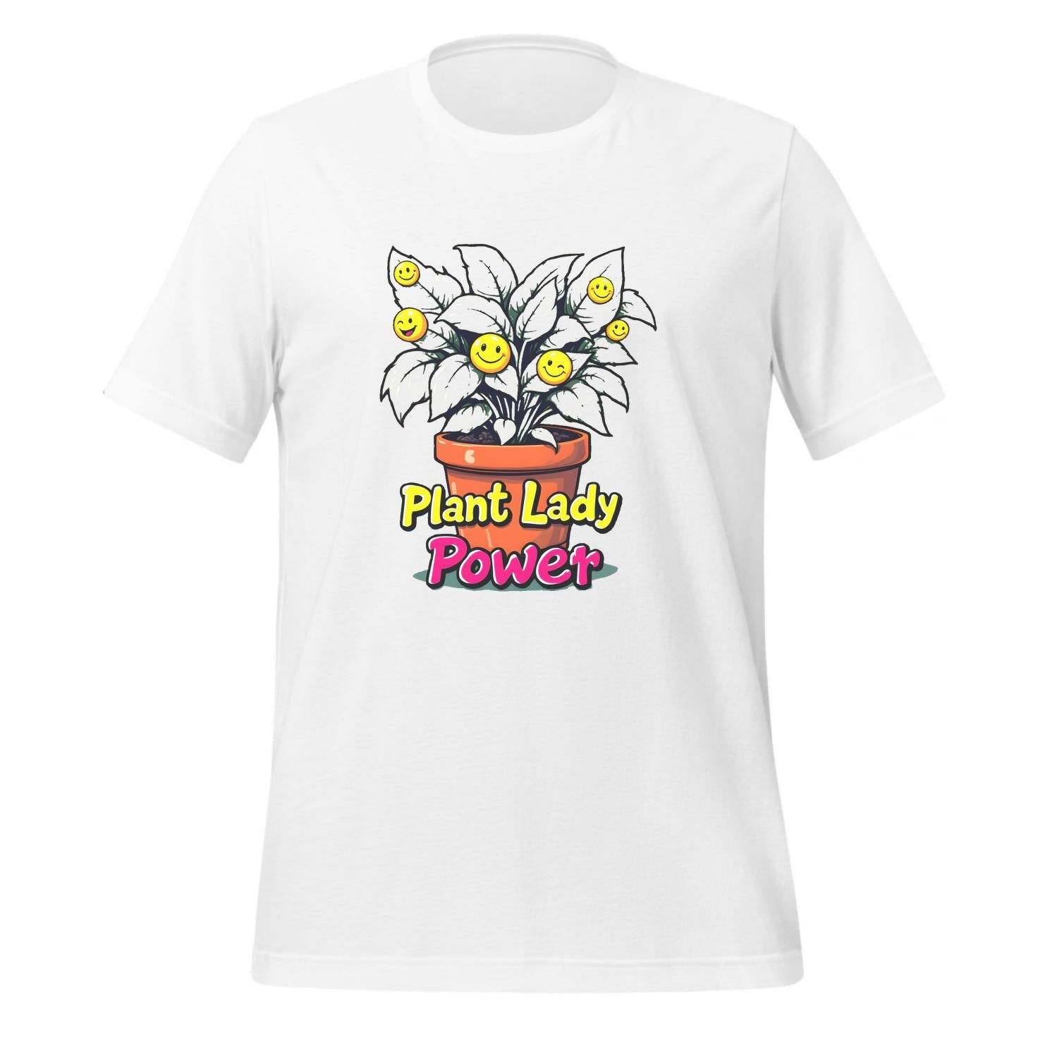 unisex - cheerful - t-shirt - potted plant