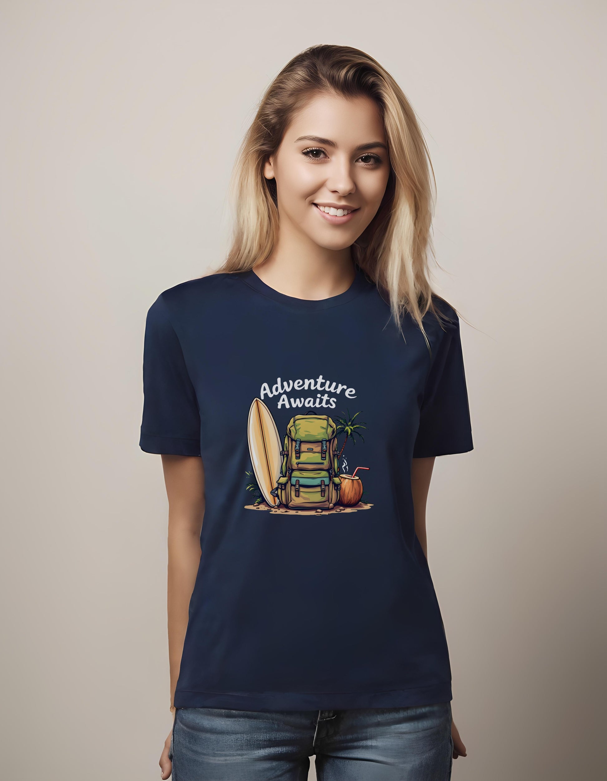 vacation planners - adventure design - t-shirt - hiking backpack