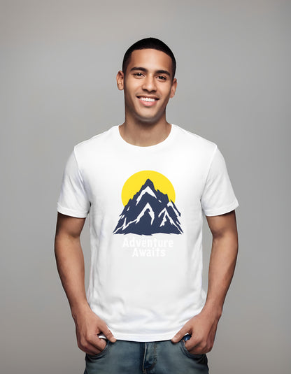 t-shirt - mountain range - campers - boldness